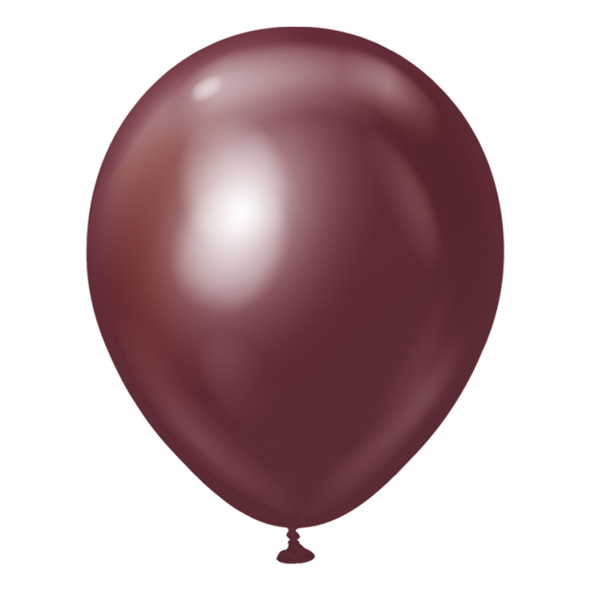 Läs mer om Latexballonger Professional Chrome Burgundy - 100-pack