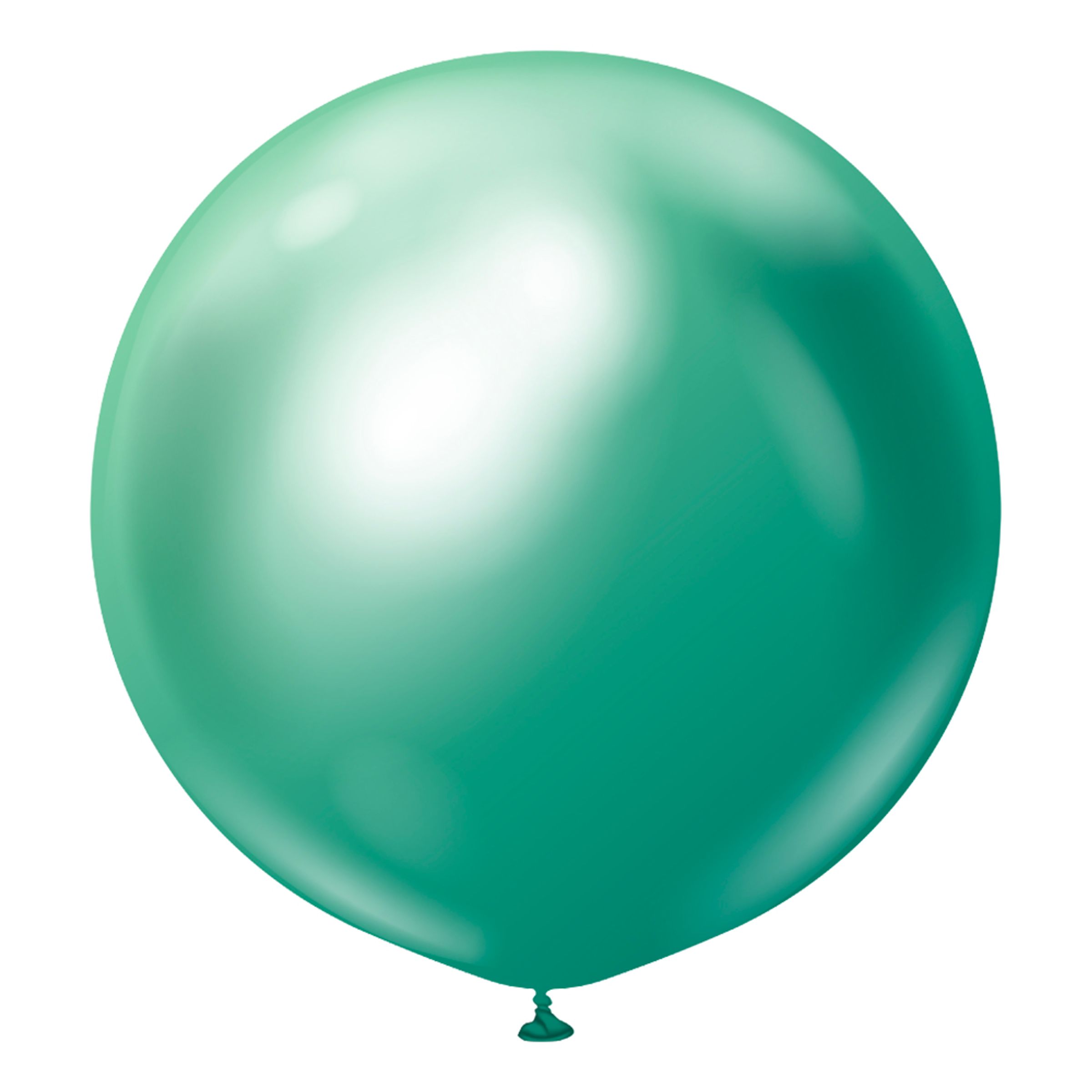Läs mer om Latexballonger Professional Gigantiska Green Chrome - 2-pack