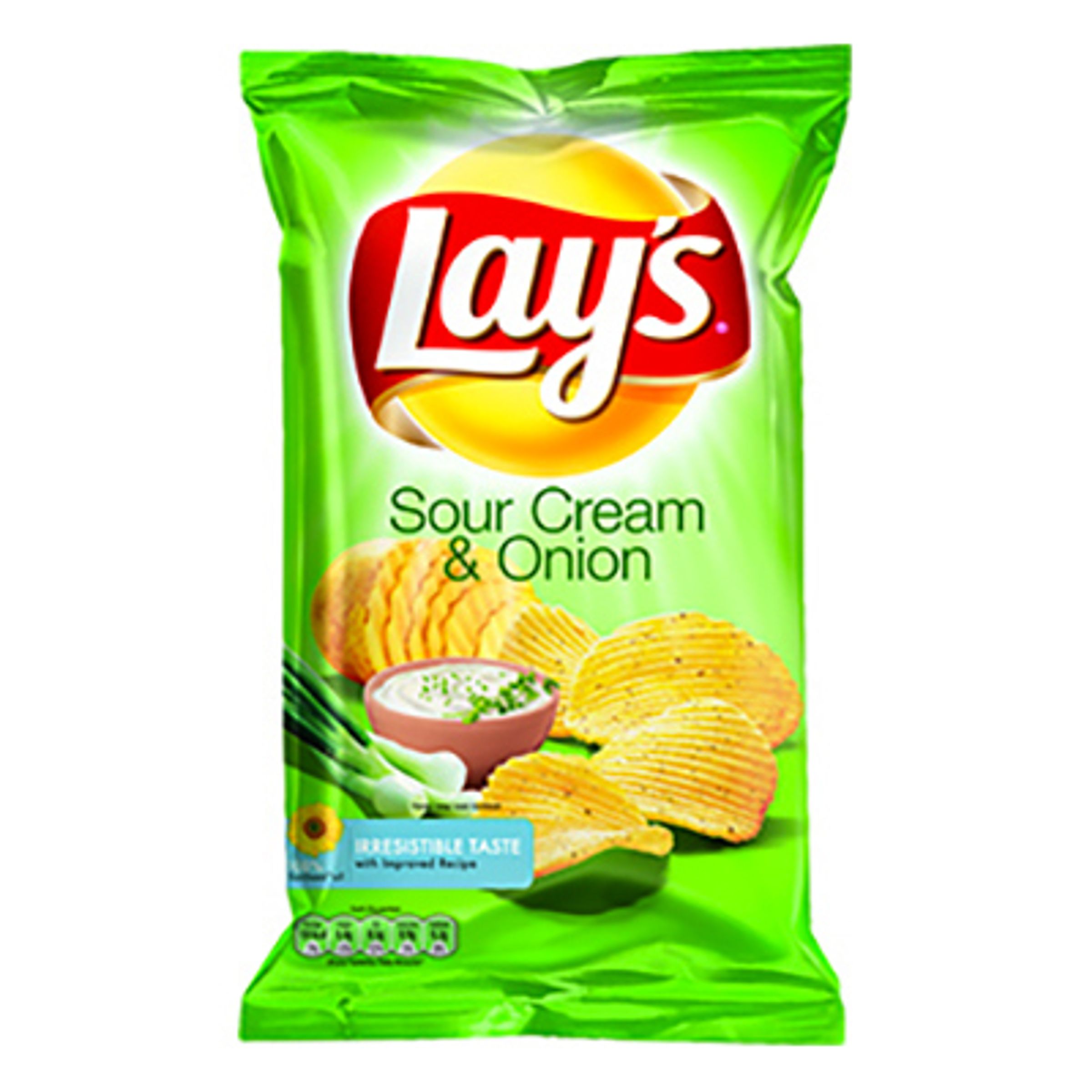 Läs mer om Lays Sourcream & Onion Chips - 175 gram