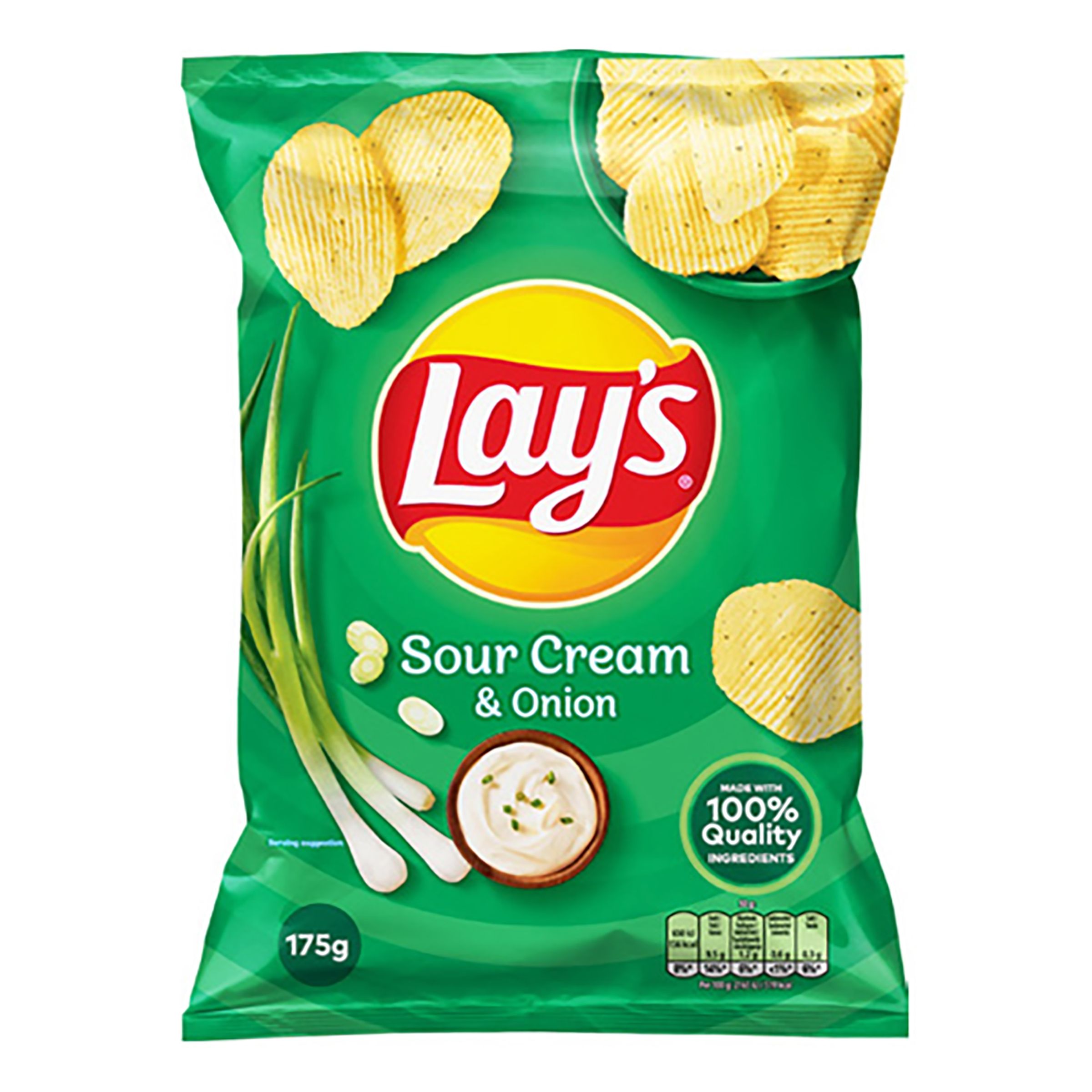 Lay's Sourcream & Onion Chips - 175 gram