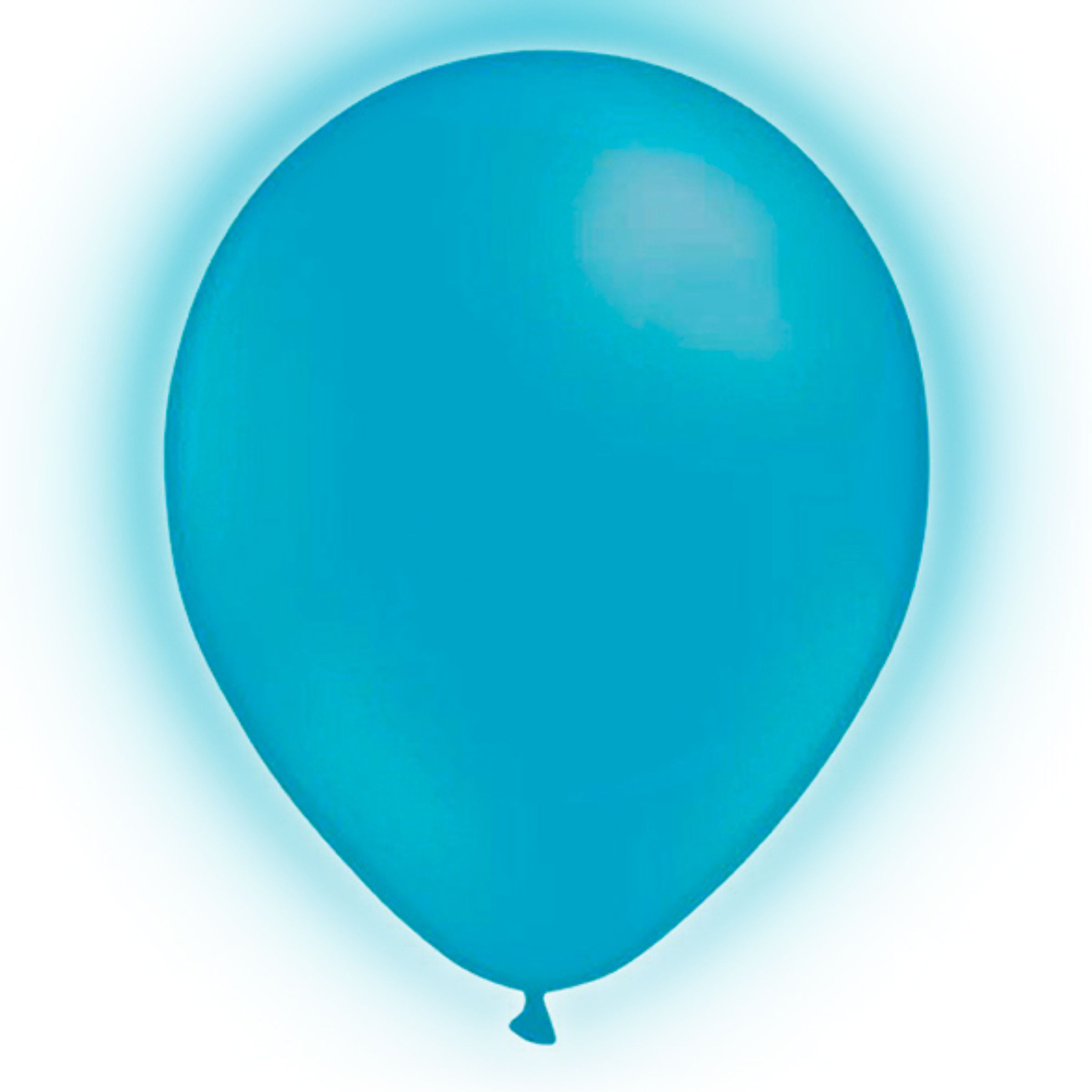 Läs mer om LED-Ballonger Blå - 5-pack
