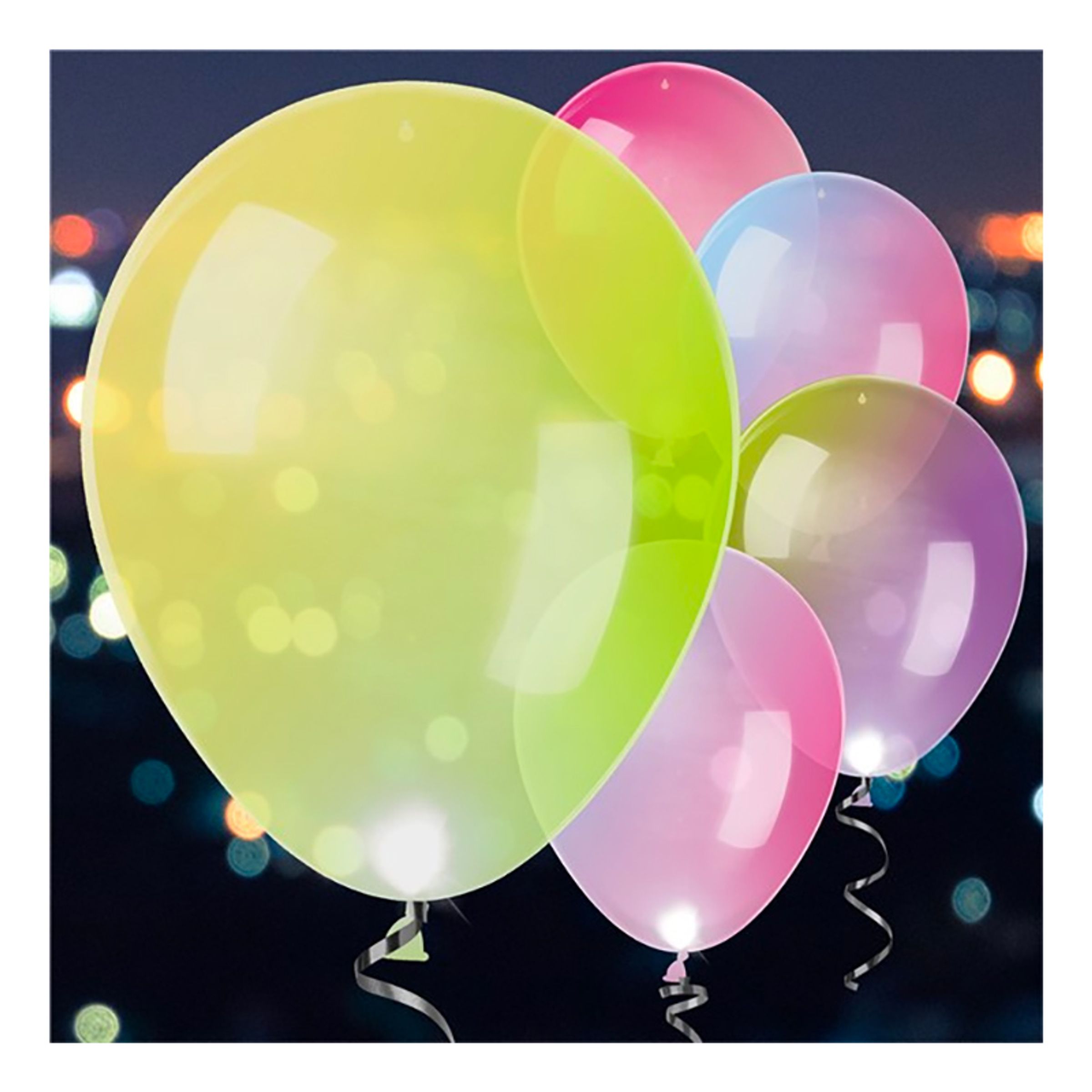 Läs mer om LED-Ballonger Färgskiftande - 5-pack
