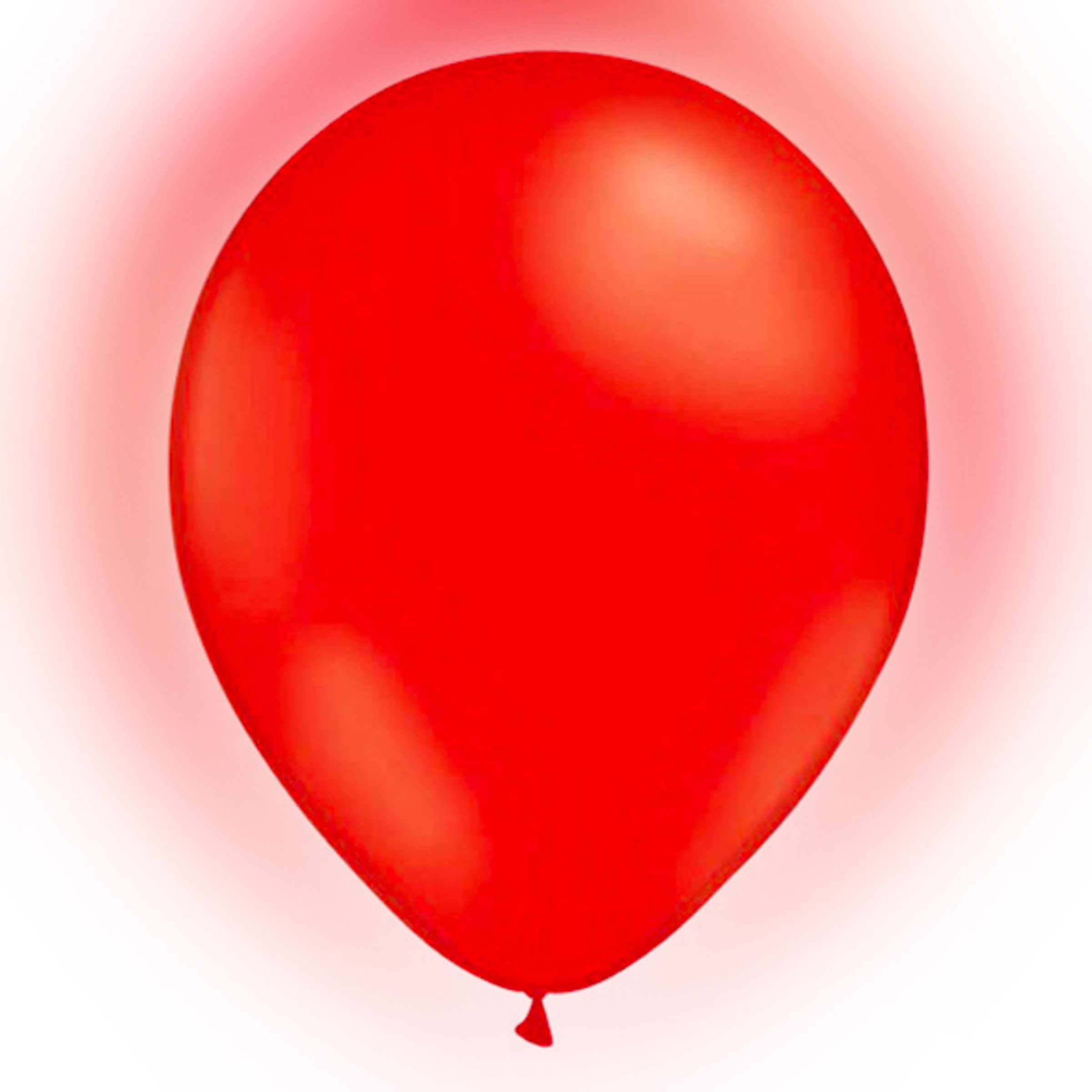 LED-Ballonger Röda - 5-pack