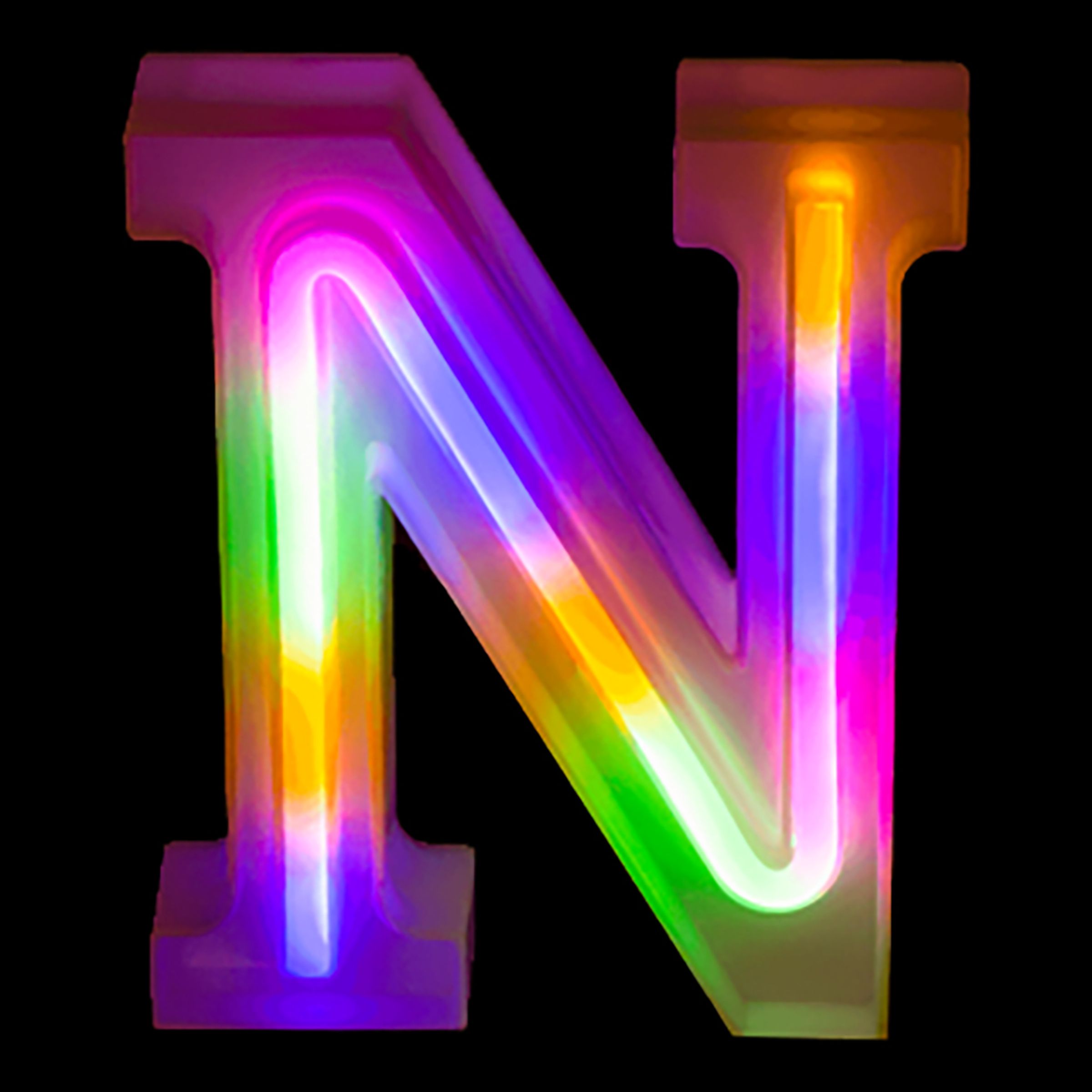LED Bokstav Neon - Bokstav N
