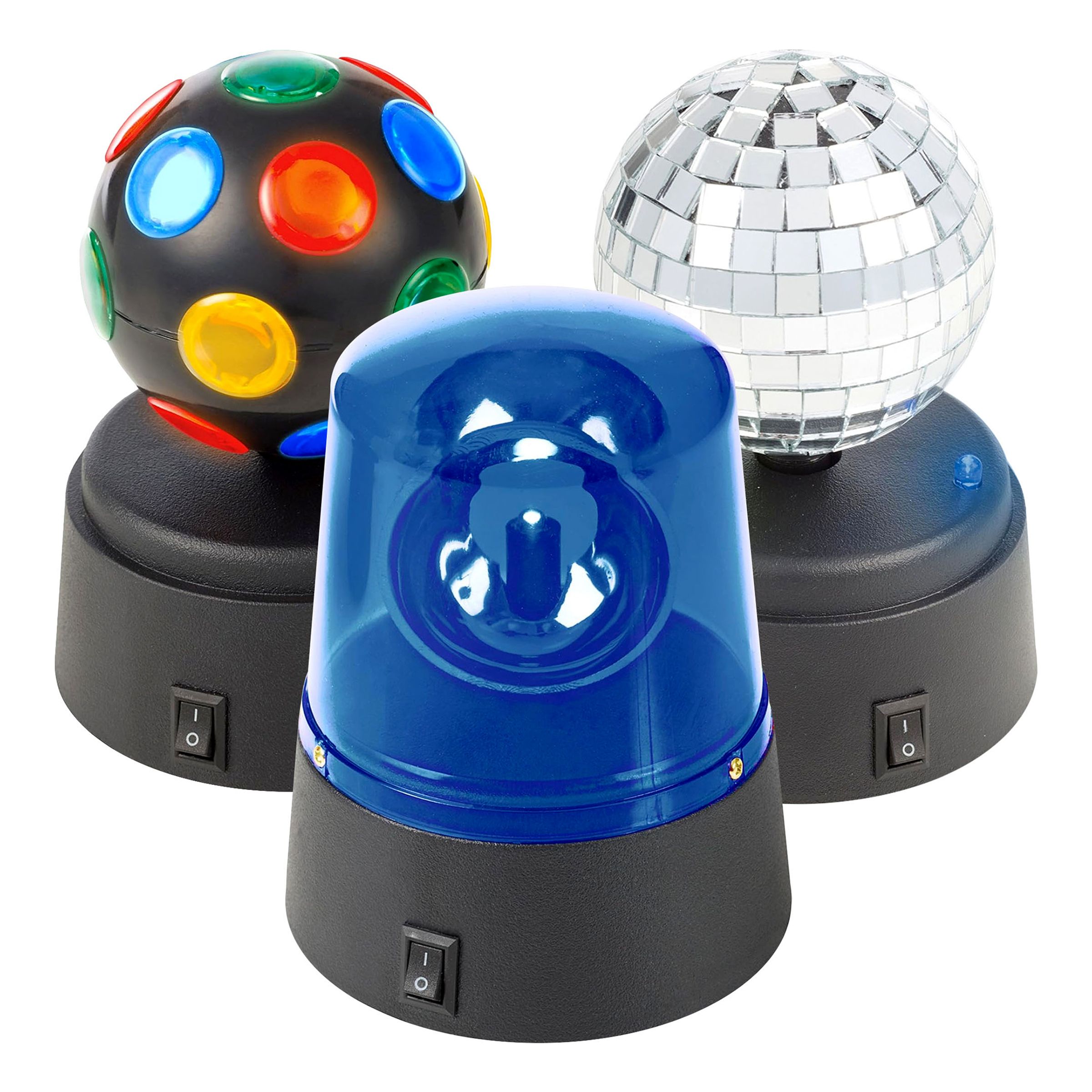 LED Discolampor Mini Set | Hem - Festartiklar - Discobelysning | Party Outlet