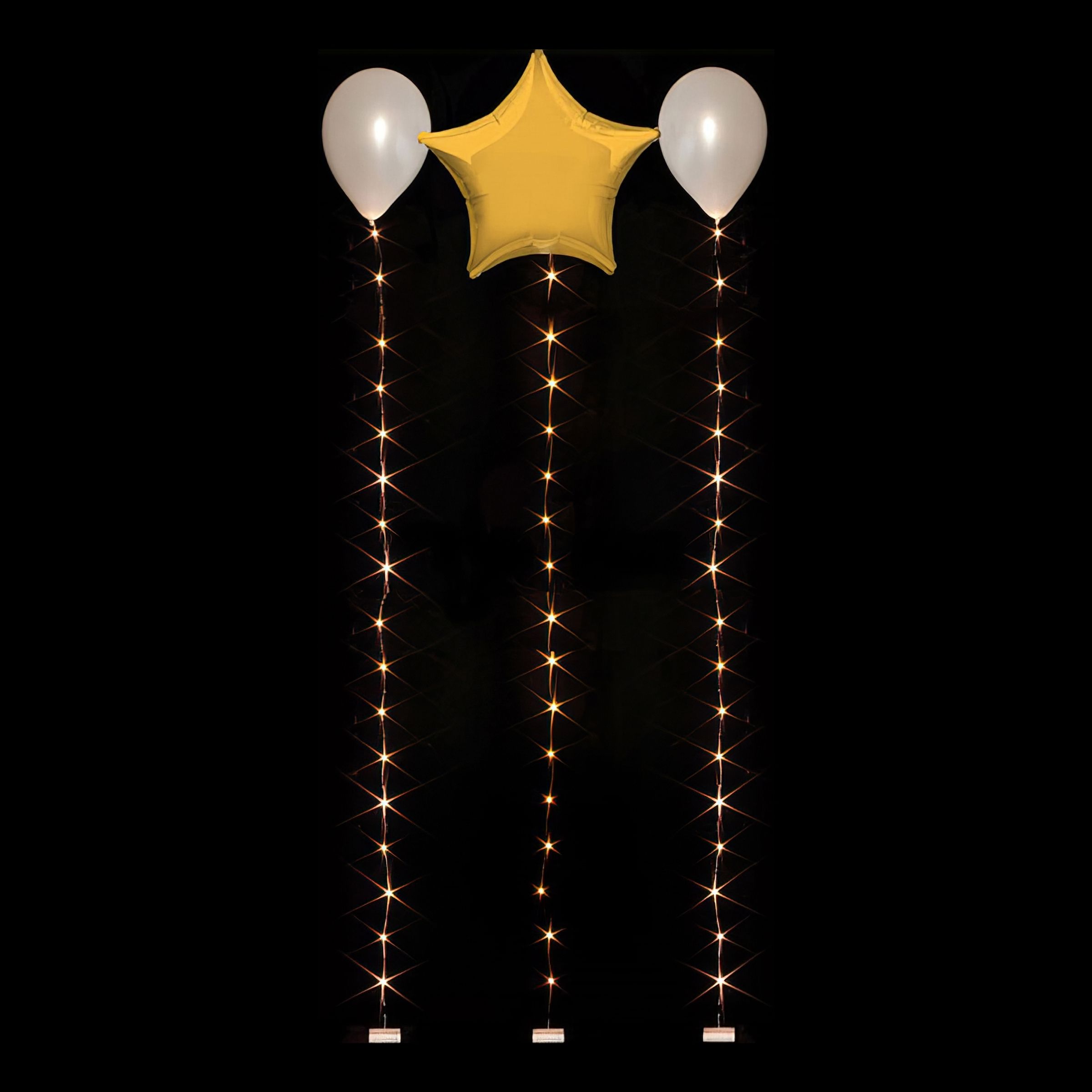 Läs mer om LED-slinga för Ballonger - Varm Vit 1.8 m