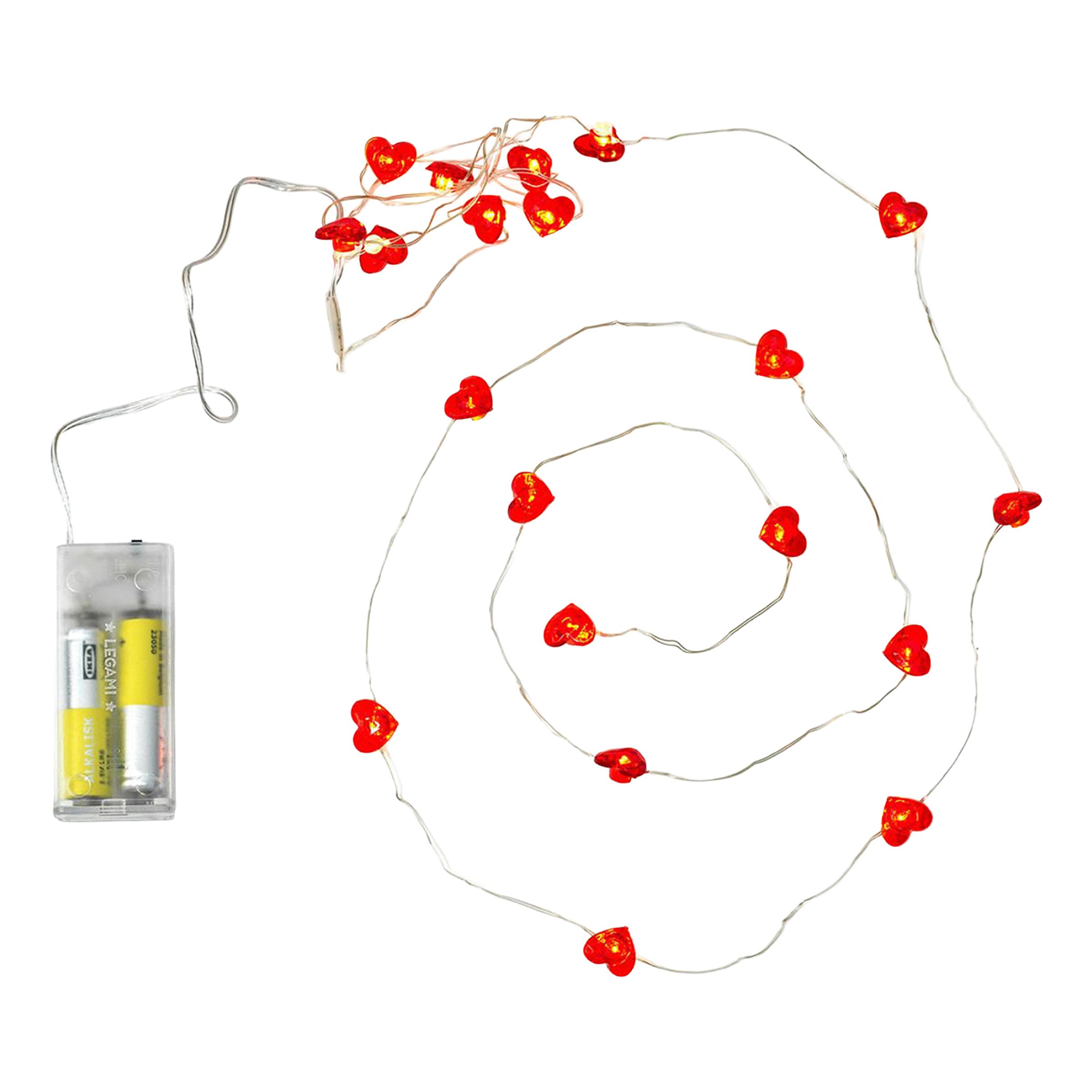 LED-slinga Hjärta | Hem - Roliga Prylar - Hem & Hushåll - Lampor & Belysning - Ljusslingor | Pryloteket