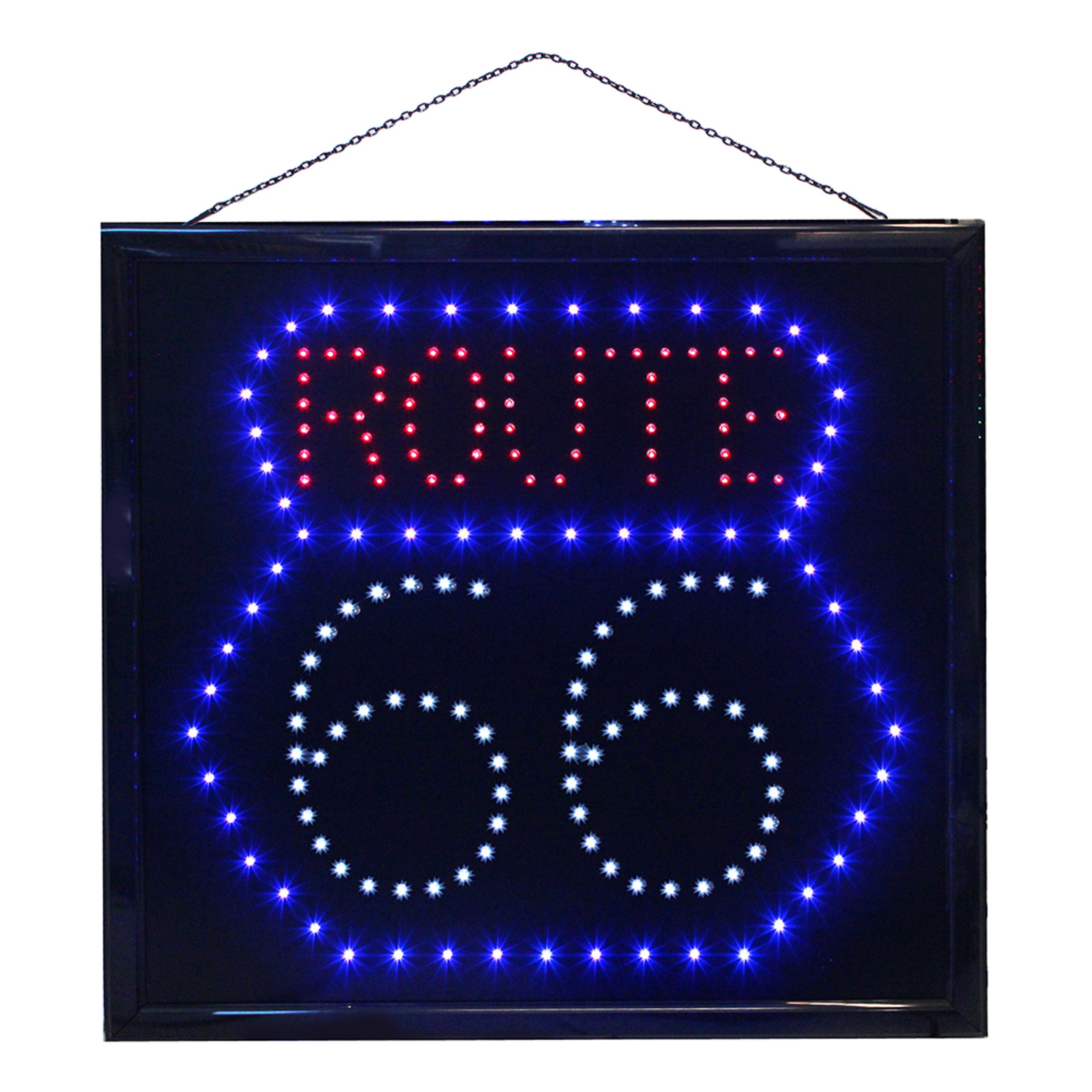 Läs mer om LED-Tavla Route 66