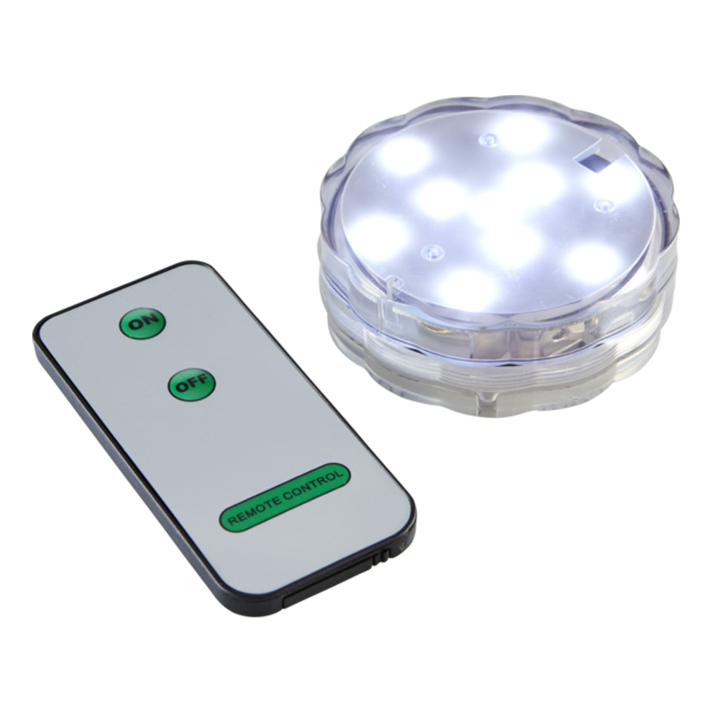 LED Undervattenlampa med Fjärrkontroll