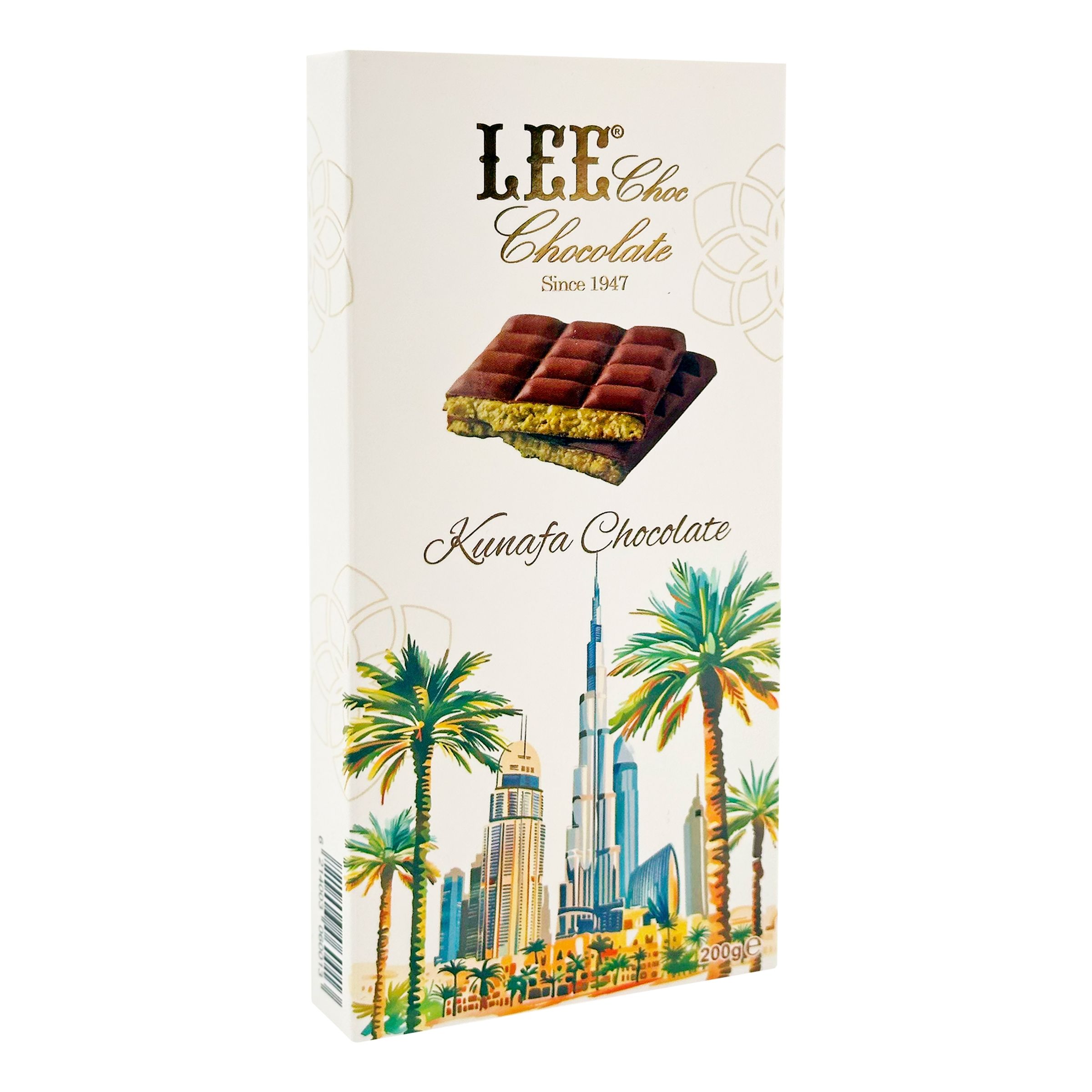 LEE Chocolate Dubai Kunafa Pistage - 200 gram