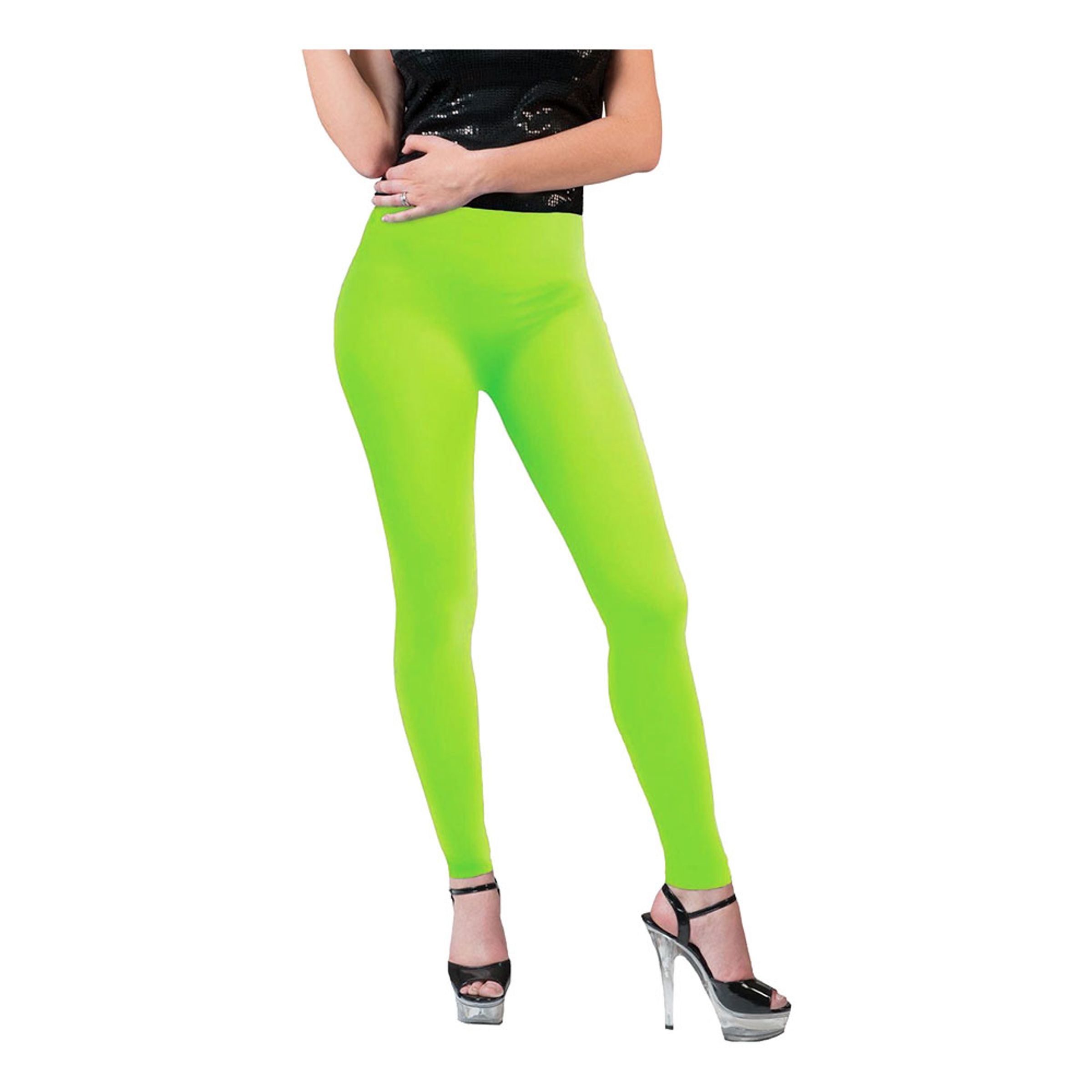 Läs mer om Leggings Grön Neon - One size