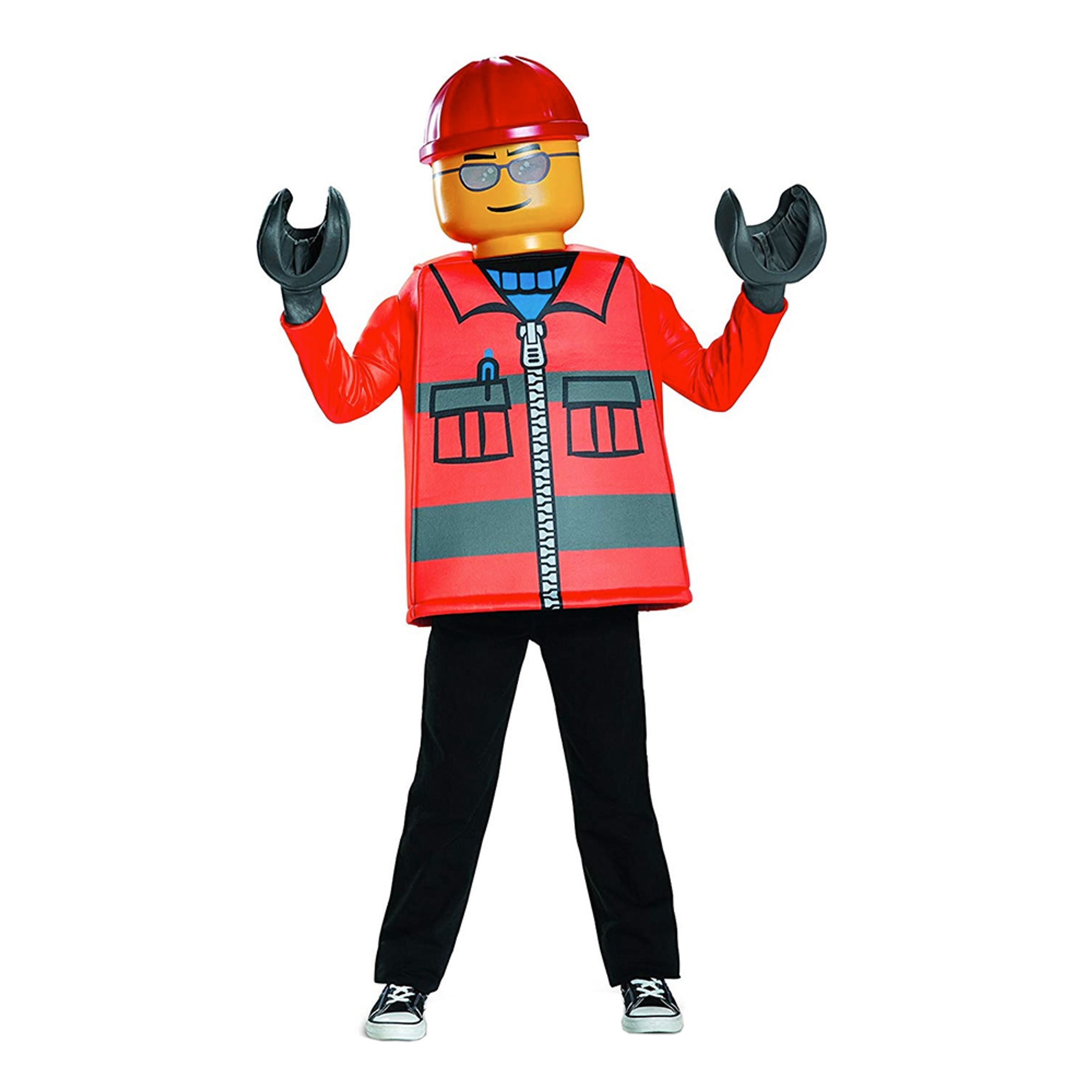 LEGO Byggarbetare Barn Maskeraddräkt - Small