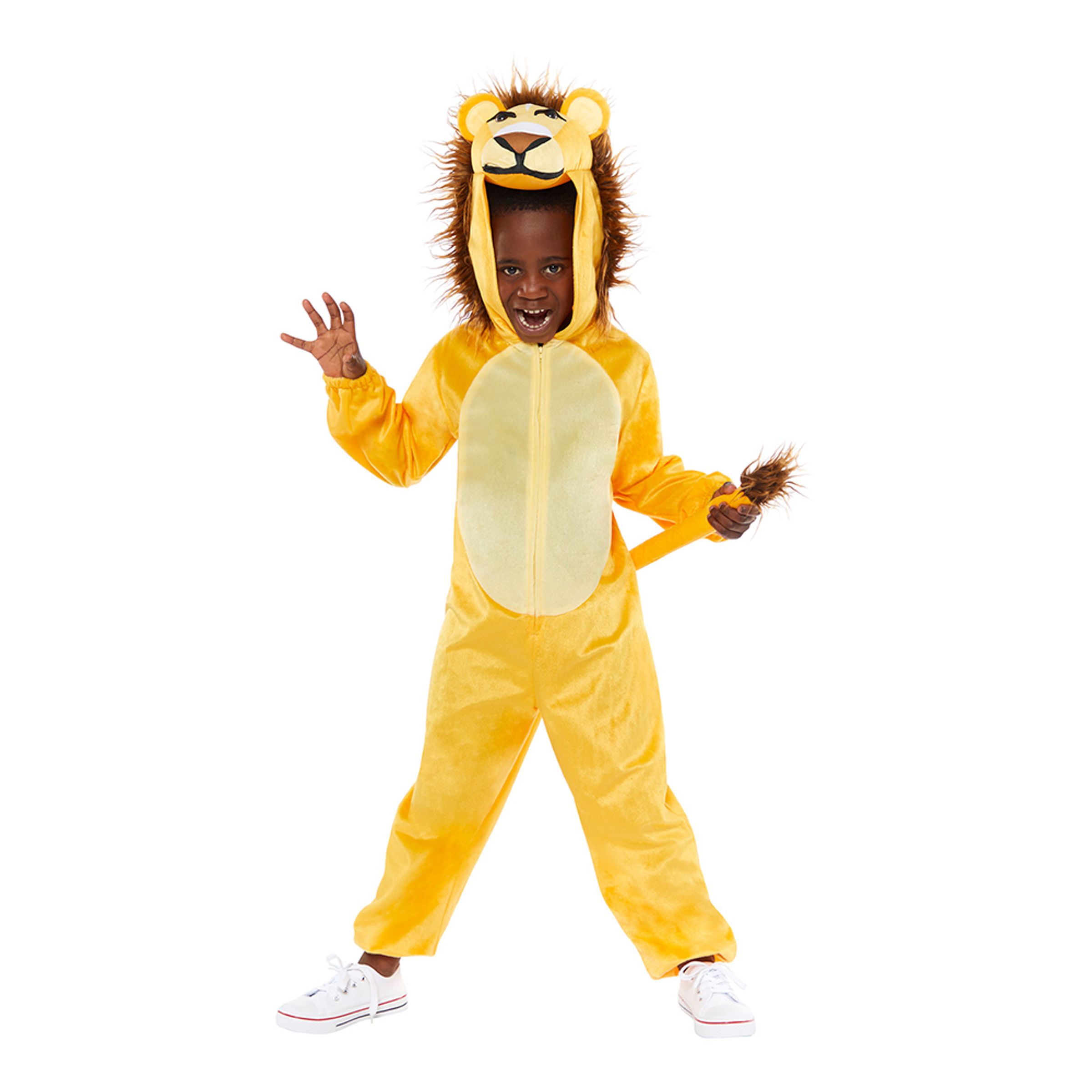 Lejon Onesie Barn Maskeraddräkt - Large | Hem//Maskerad//Maskeraddräkter//Barndräkter | PartyOutlet