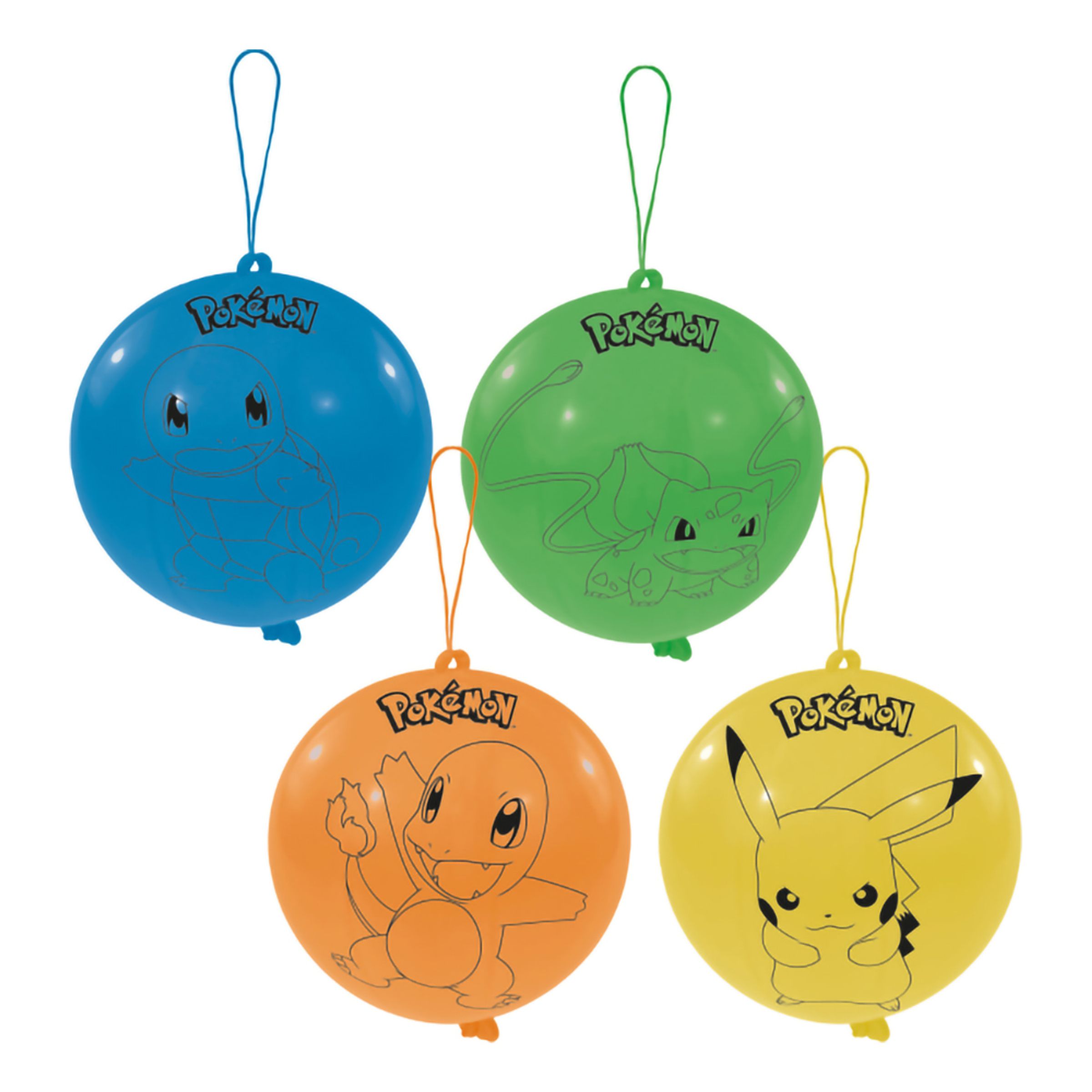 Lekballonger Pokémon - 4-pack | Hem//Festartiklar//Ballonger//Latexballonger | PartyOutlet