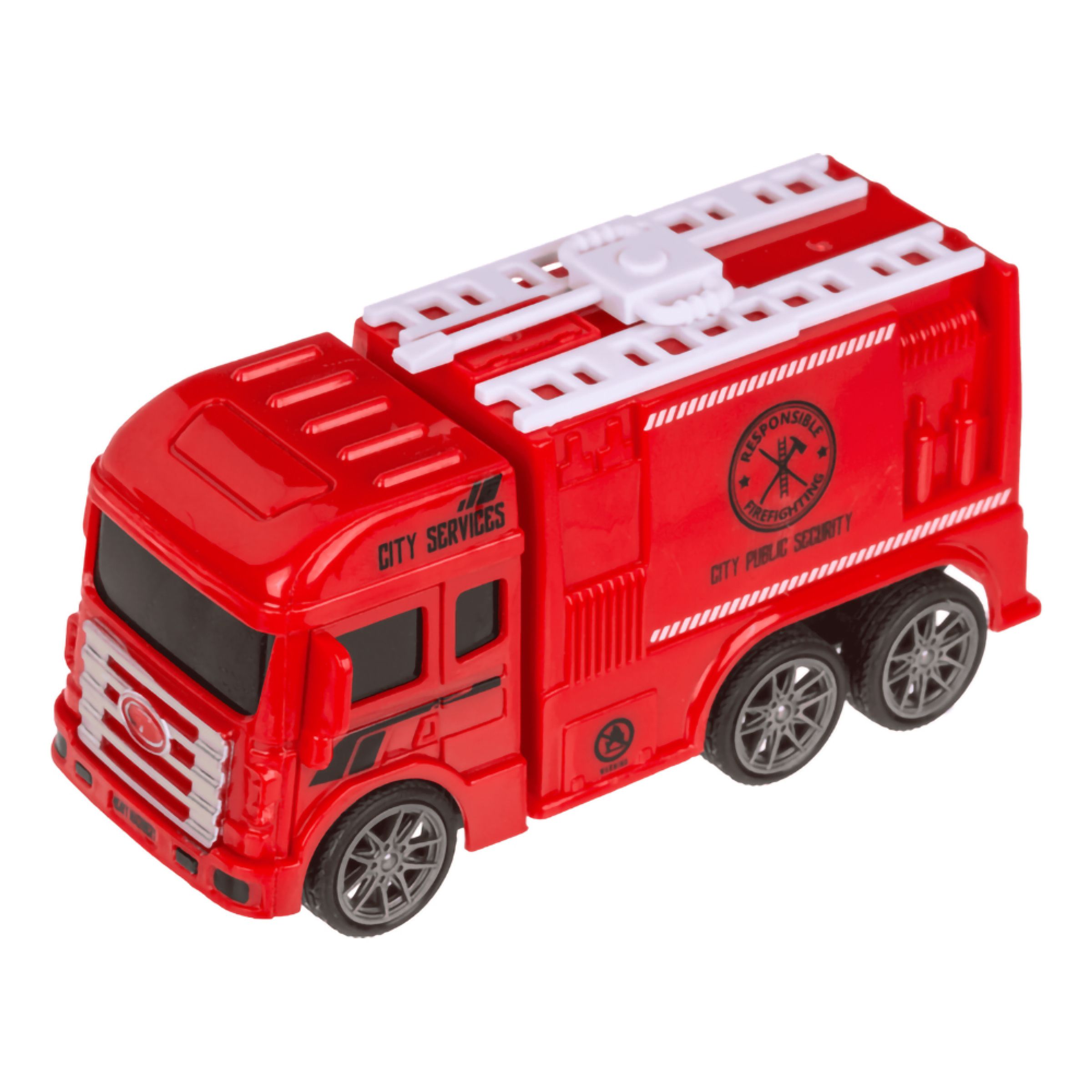 Leksaksbrandbil Mini | Hem - Roliga Prylar - Spel & Lek - Leksaker | Pryloteket