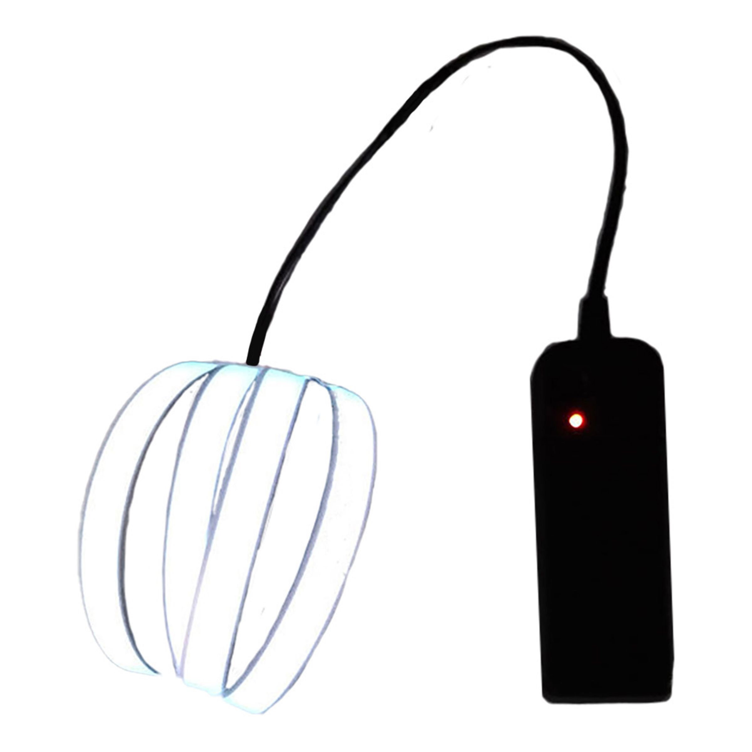 Läs mer om Ljudaktiverad Neon LED-Slinga - Vit