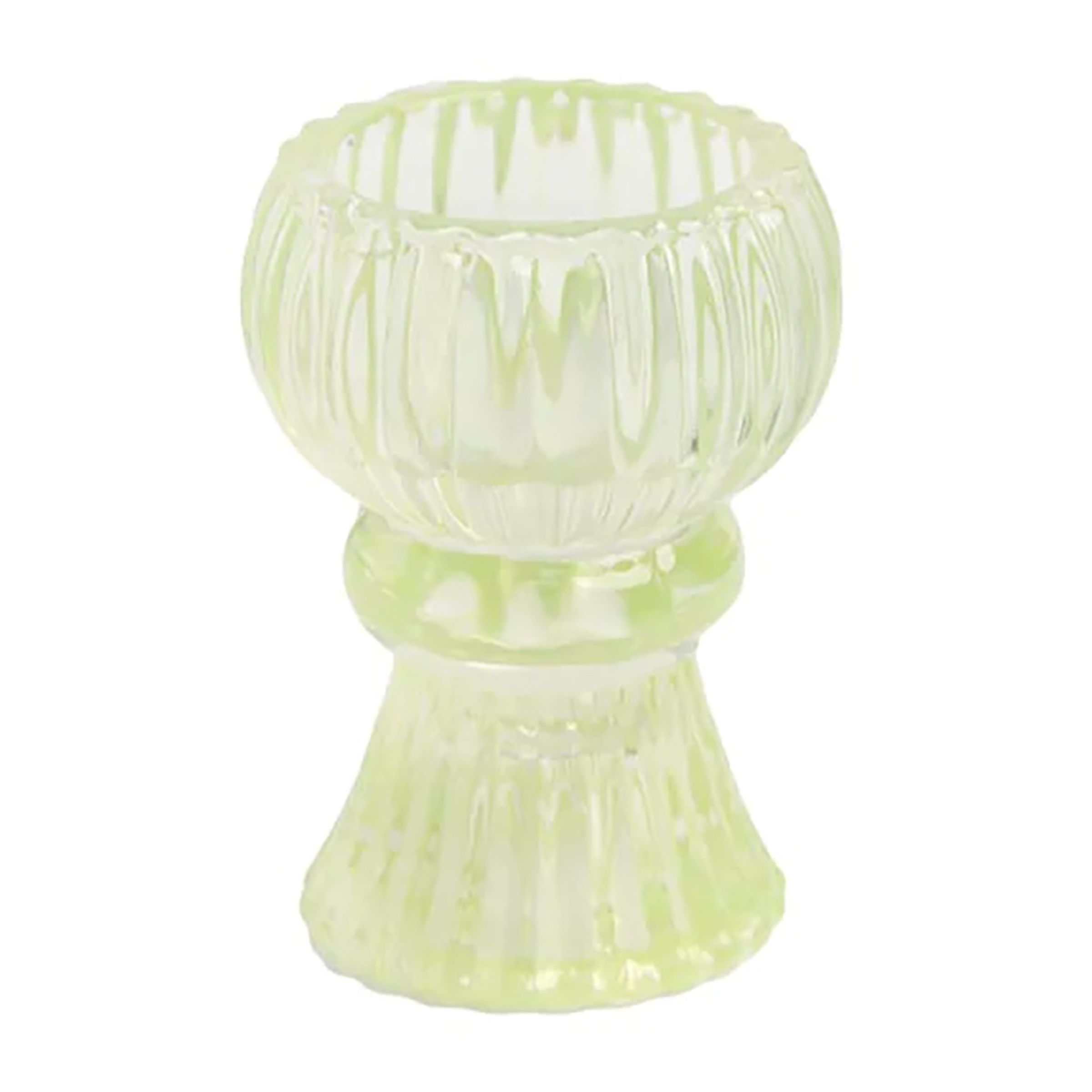 Läs mer om Ljushållare i Glas - Grön