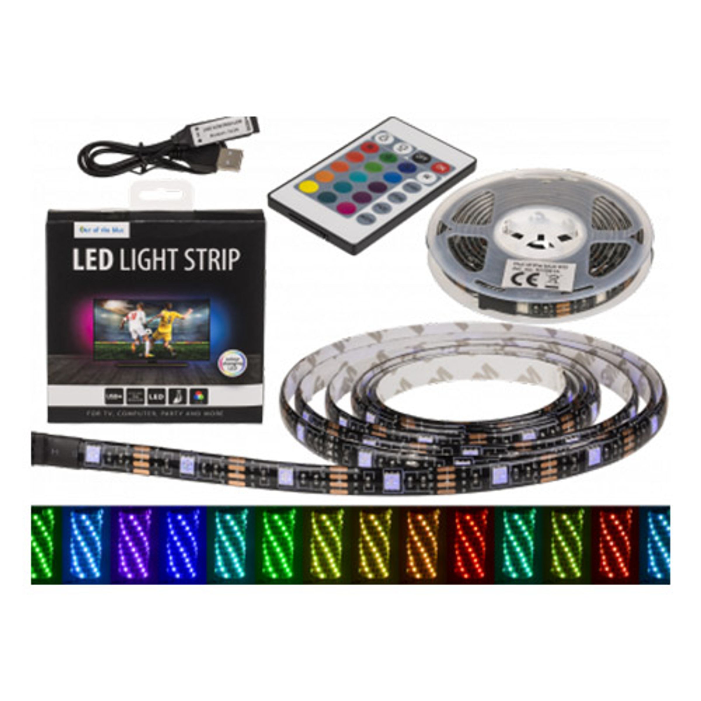 Läs mer om Ljusremsa med Färgskiftande LED-lampor