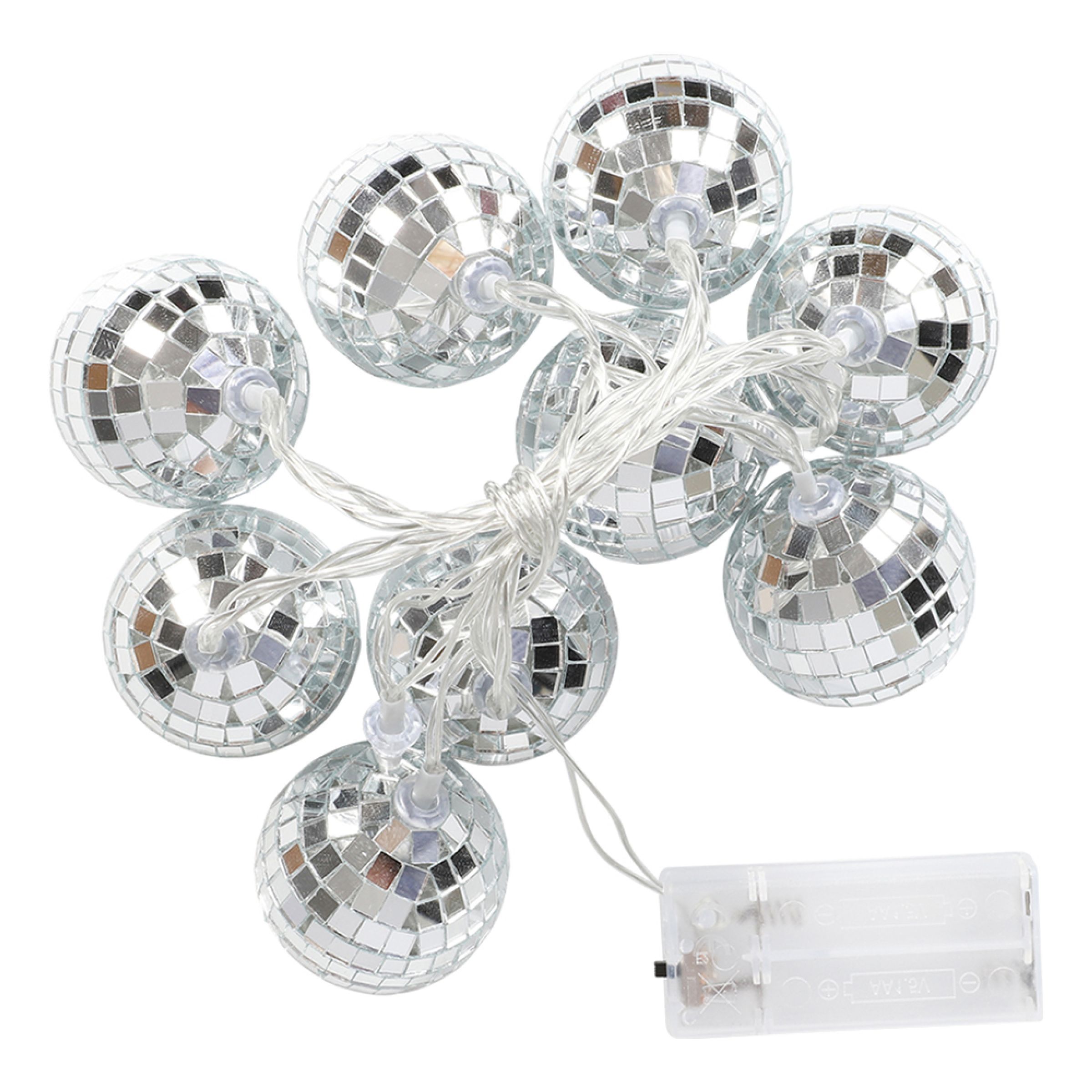 Ljusslinga Discobollar | Hem - Festartiklar - Discobelysning - Spegelbollar | Party Outlet