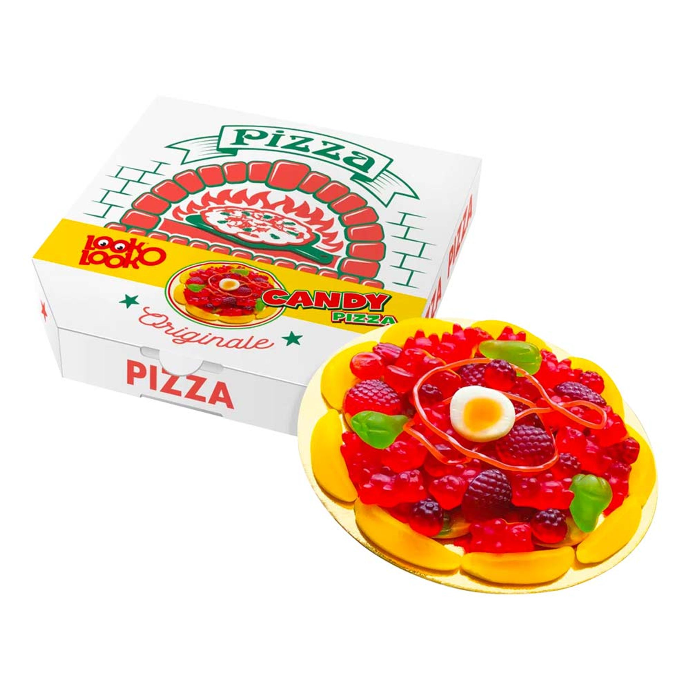 Läs mer om Look-O-Look Pizza Godis - Mellan (300 gram)