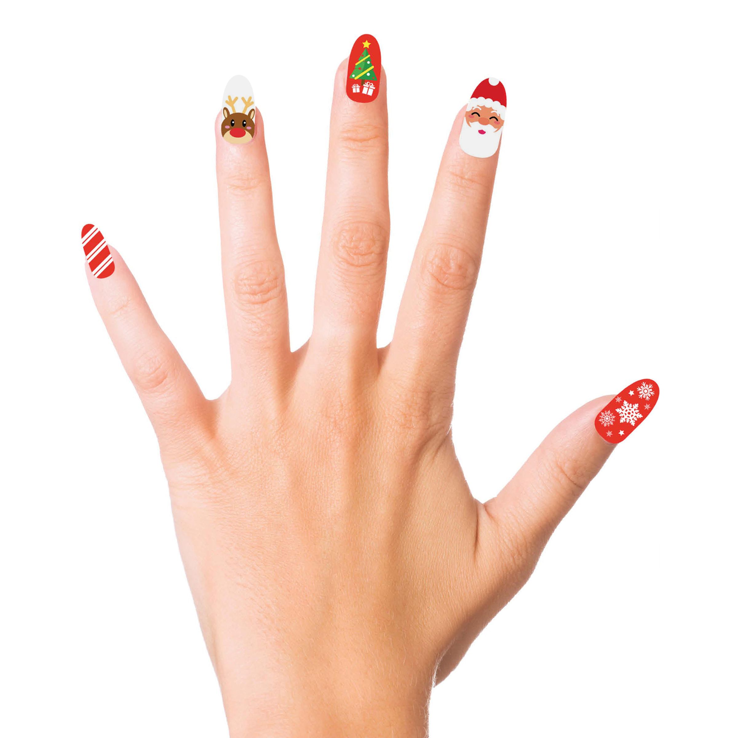 Lösnaglar Jul - 10-pack | Hem - Maskerad - Smink - Lösnaglar och Nagellack | Pryloteket