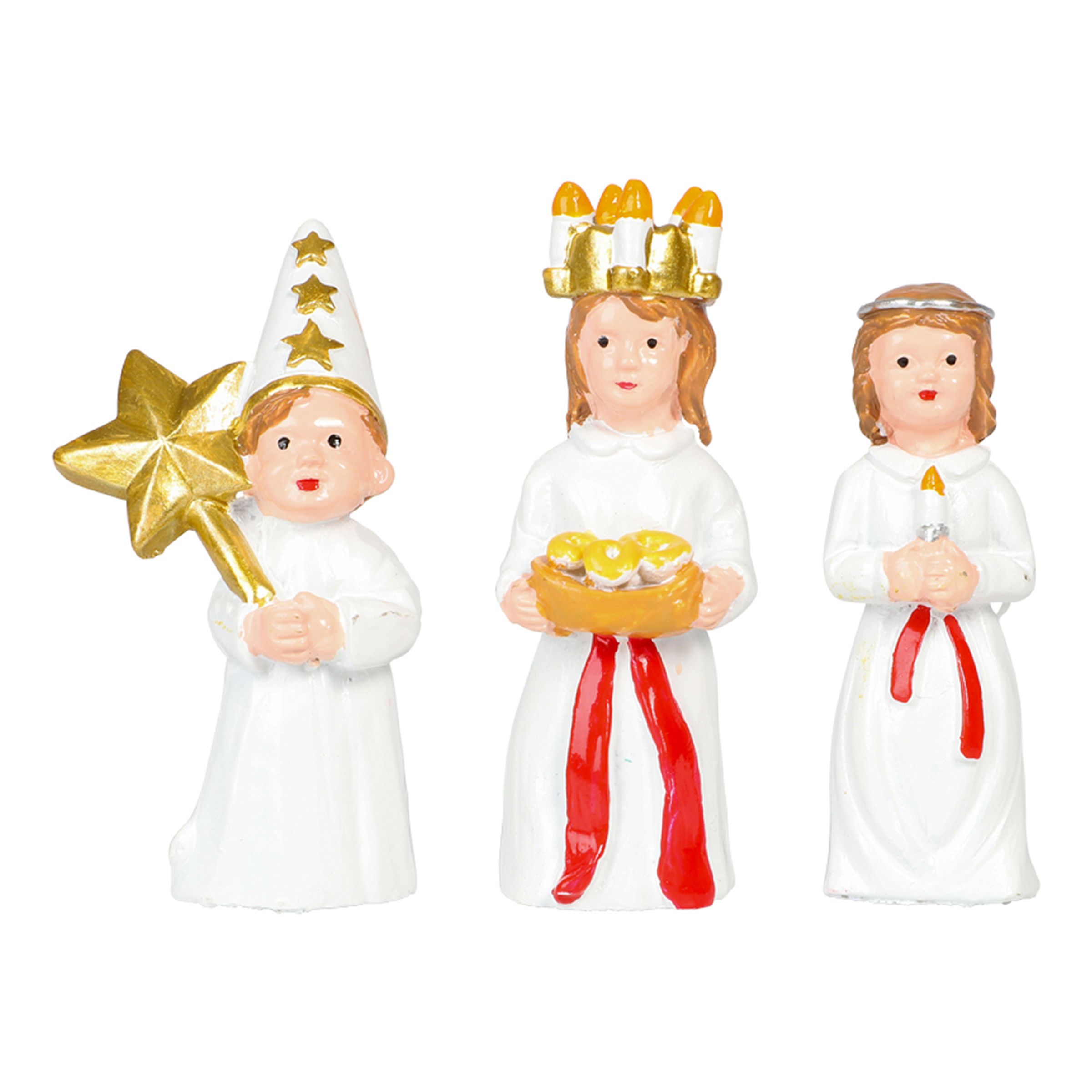 Luciatog Figurer Juledekoration