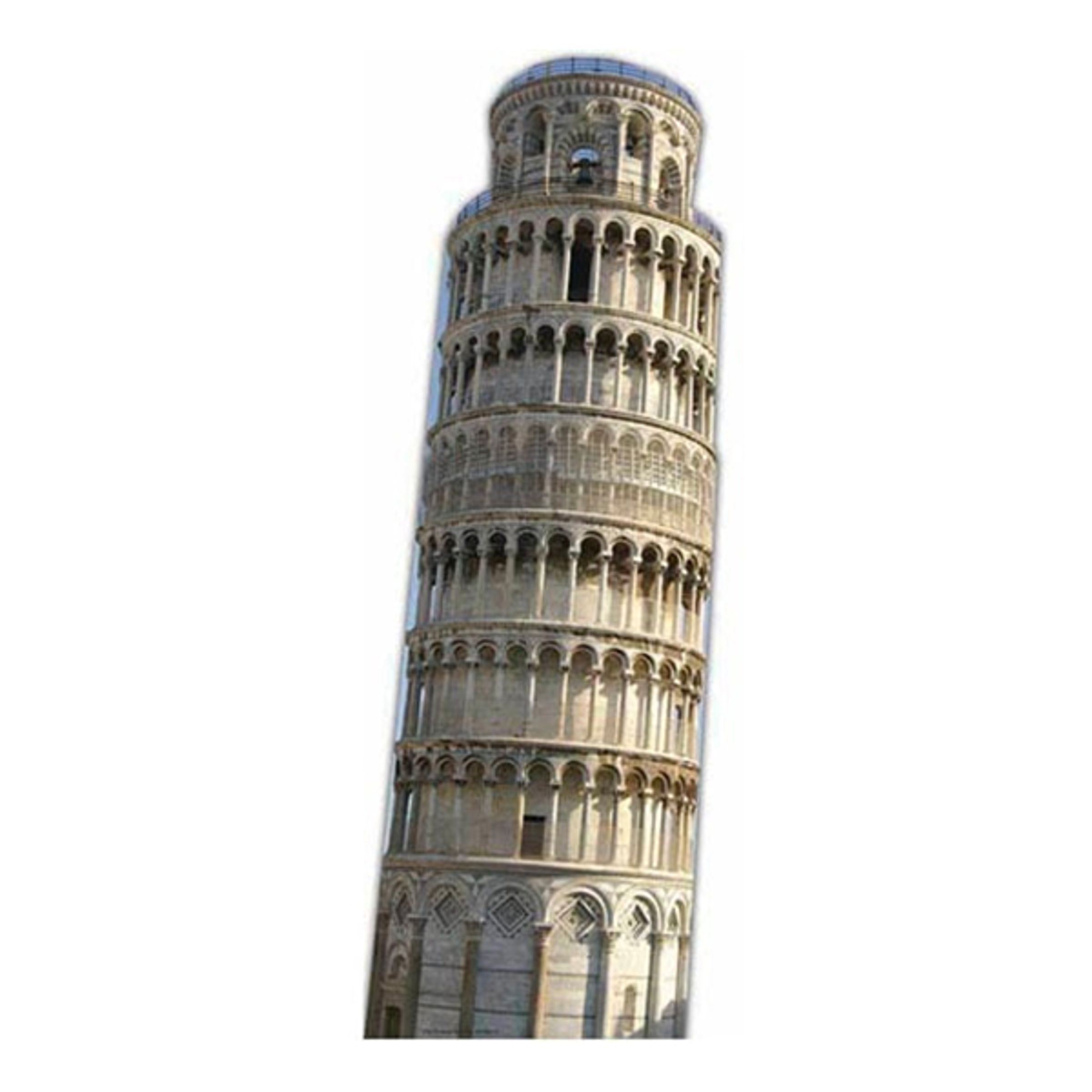 Lutande Tornet i Pisa Kartongfigur