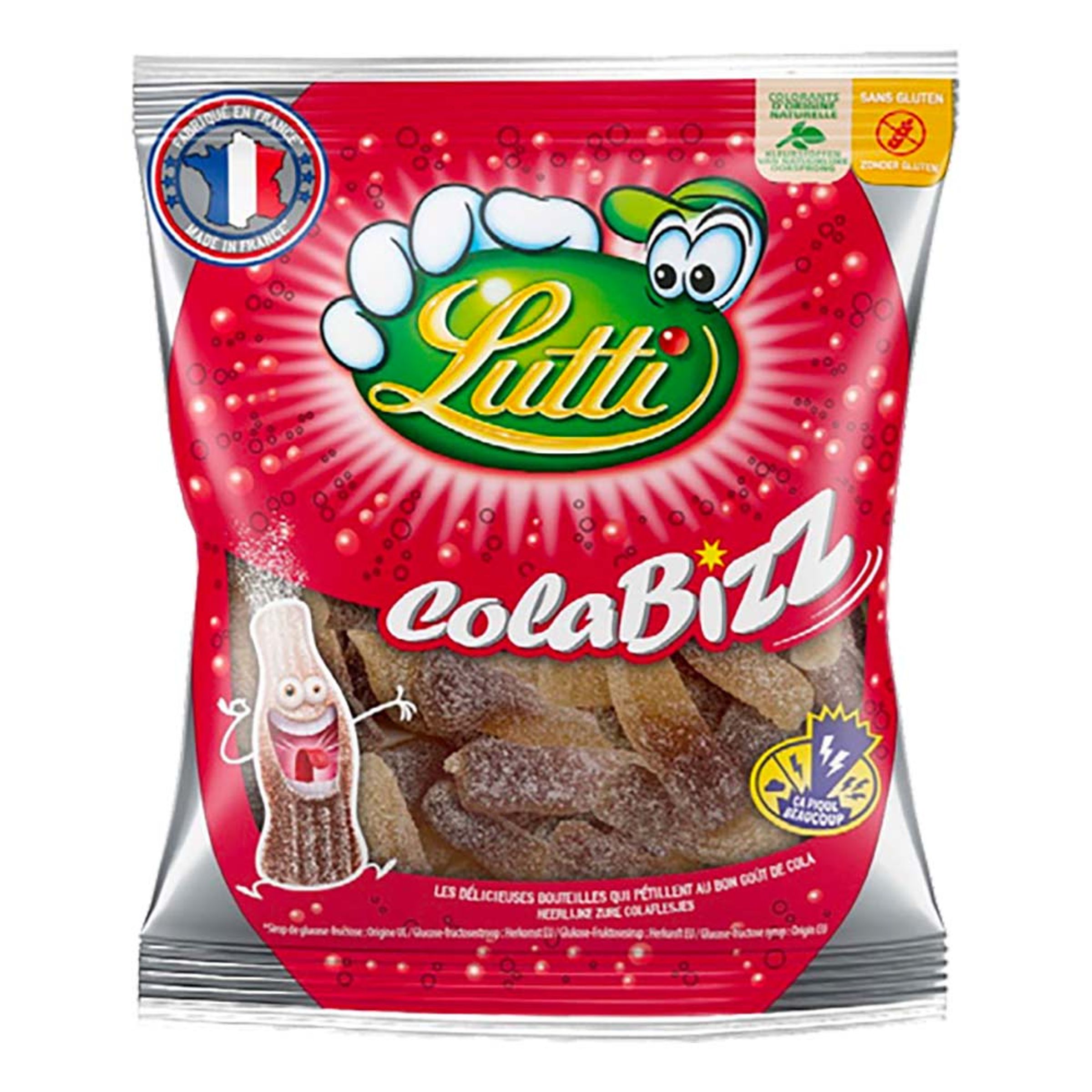 Läs mer om Lutti Cola Bizz Godispåse - 100 gram