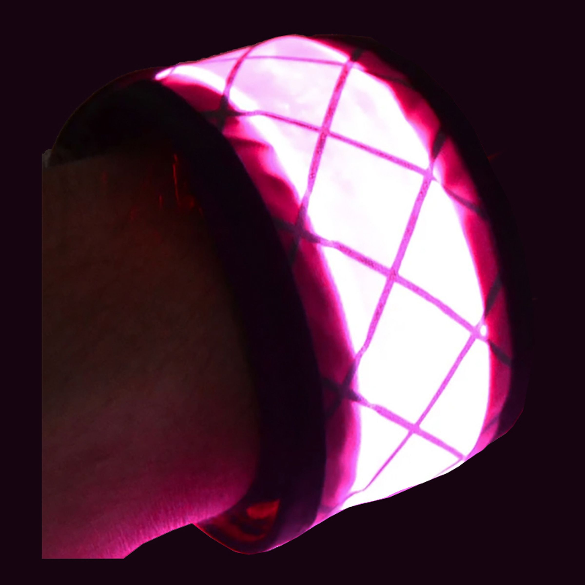Lysande LED Armband - Rosa