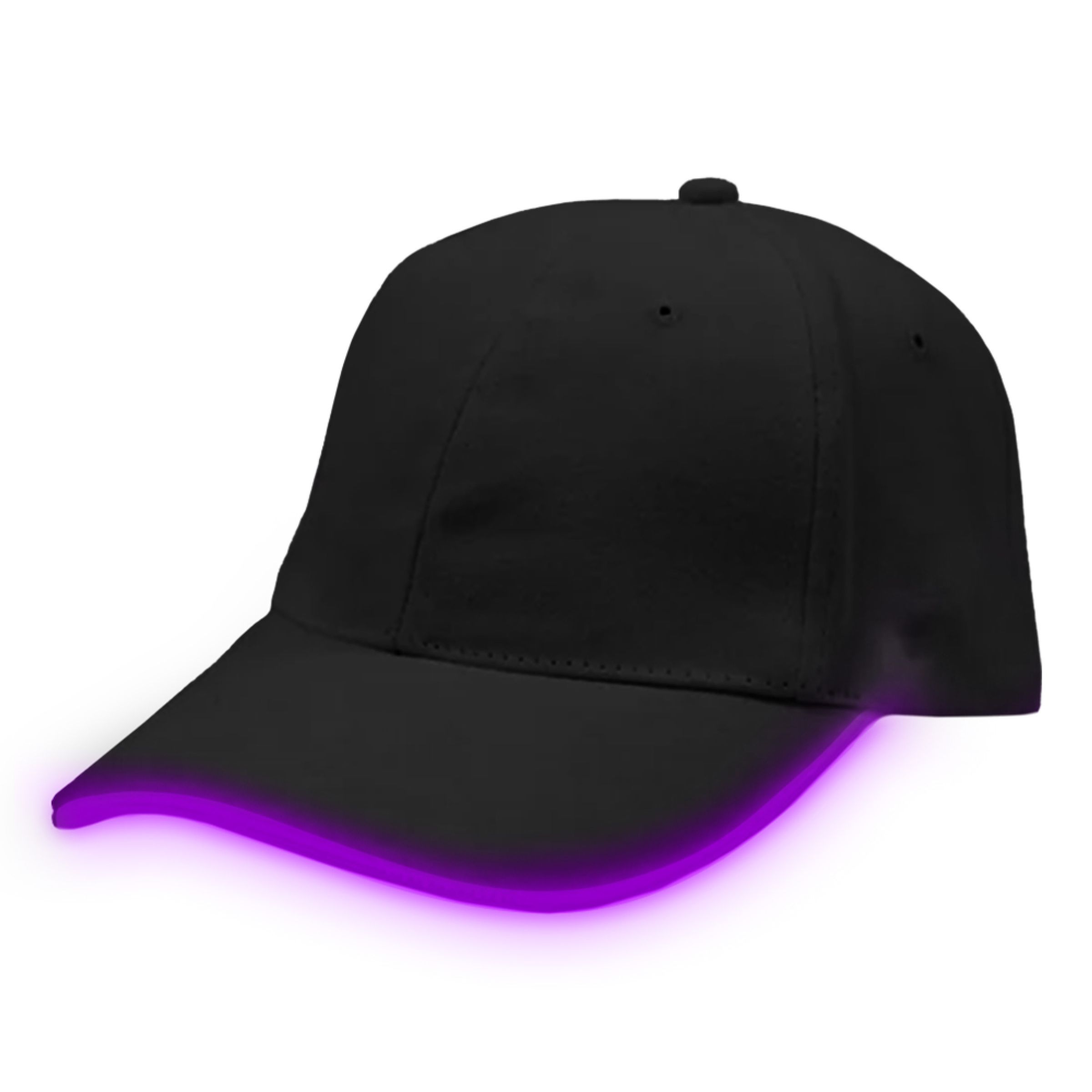 Lysande LED Keps Svart - One size | Hem - Maskerad - Hattar - Kepsar & Mössor | Maskeradspecialisten