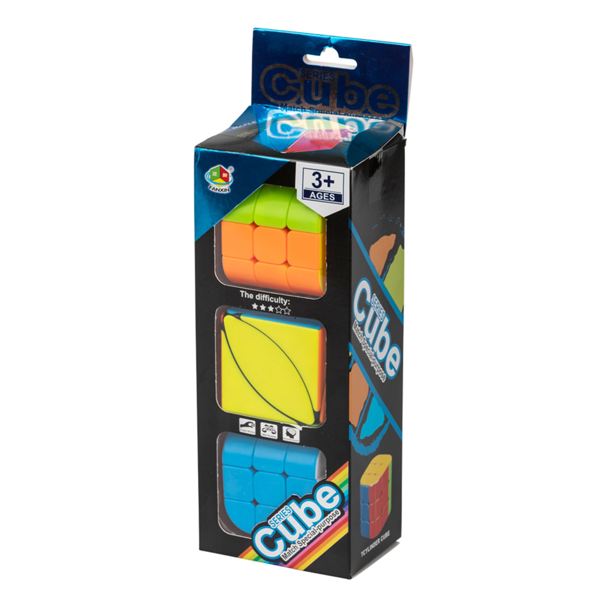 Magic Cube Pussel - 3-pack