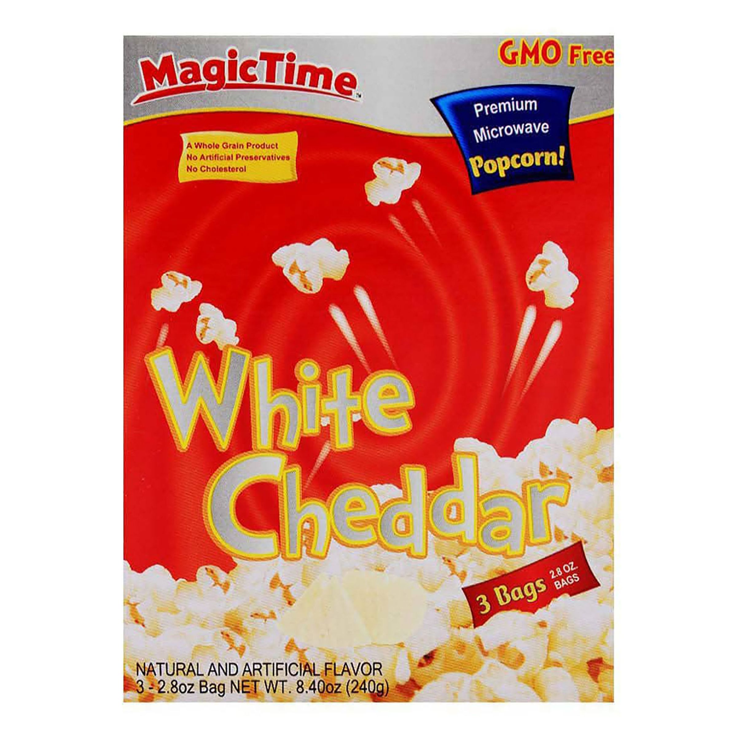 Magic Time White Cheddar Popcorn - 3-pack