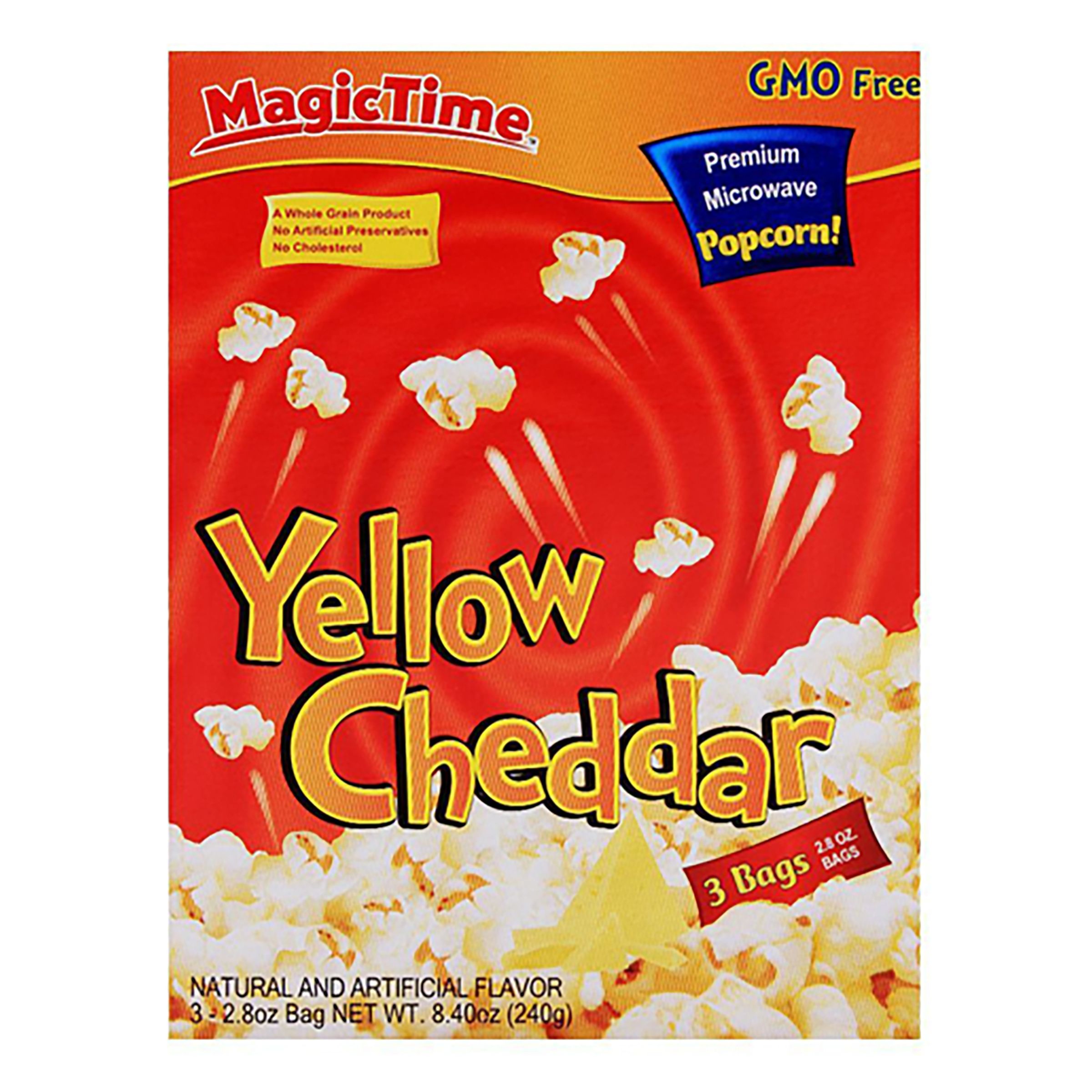 Magic Time Yellow Cheddar Popcorn - 3-pack