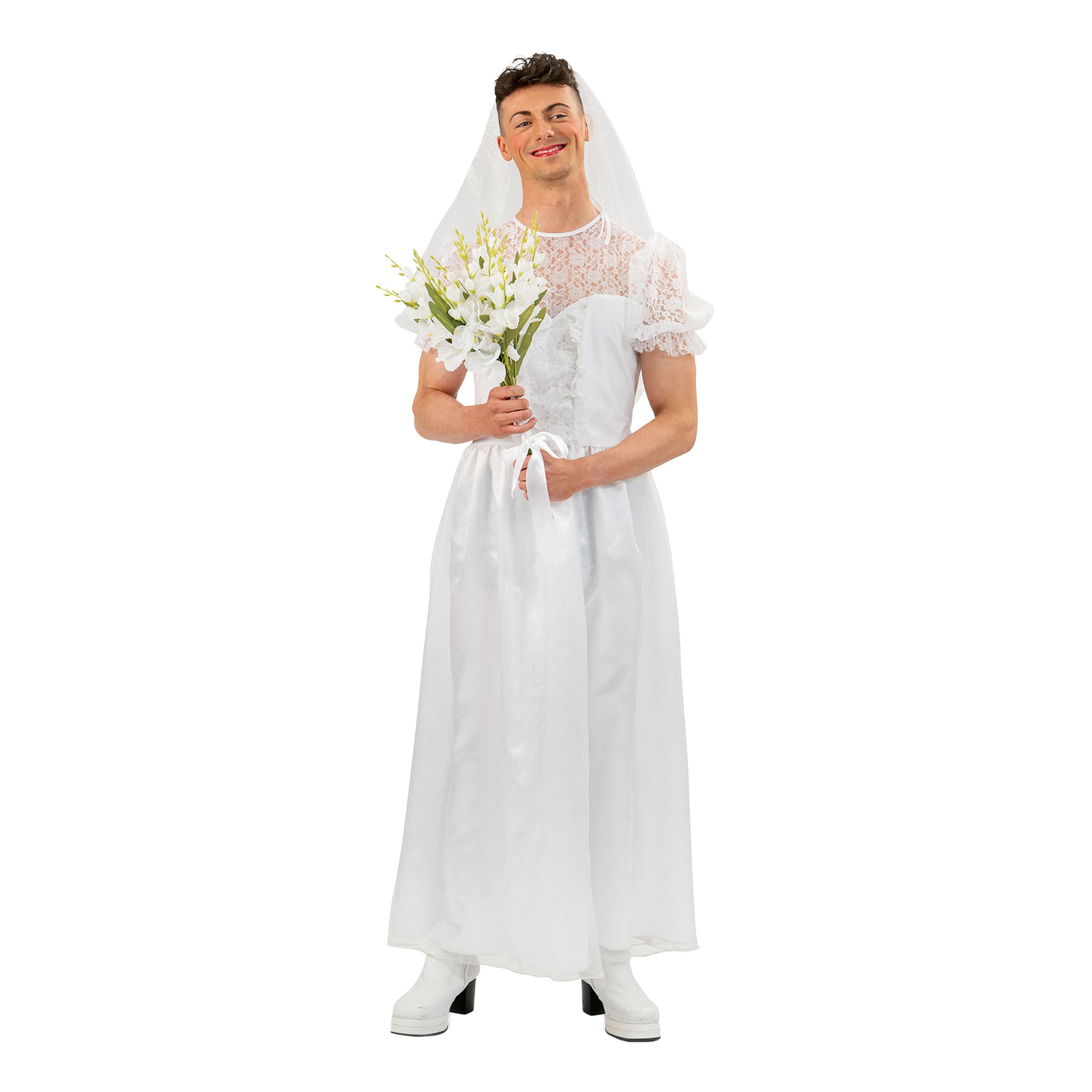 Manlig Brud Maskeraddräkt - Medium | Hem - Maskerad - Maskeraddräkter - Herrdräkter | Party Outlet