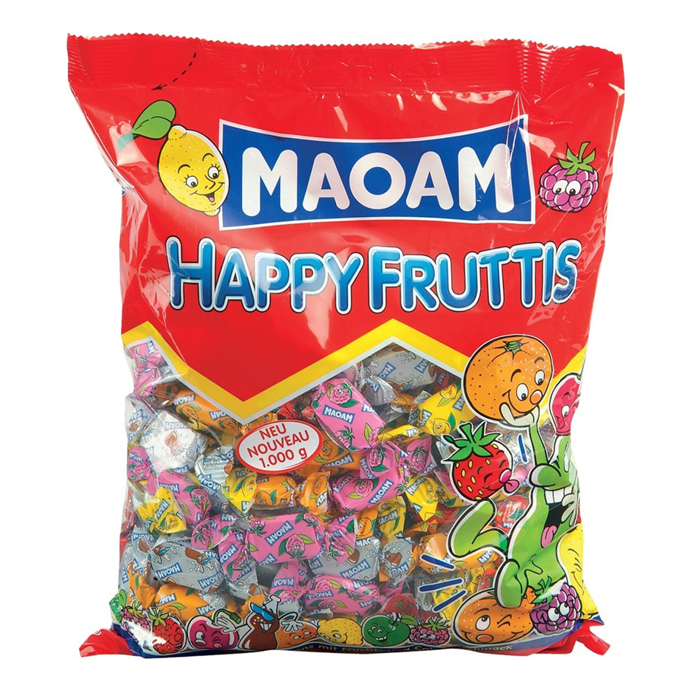 Maoam Happy Fruttis Storpack - 1 kg