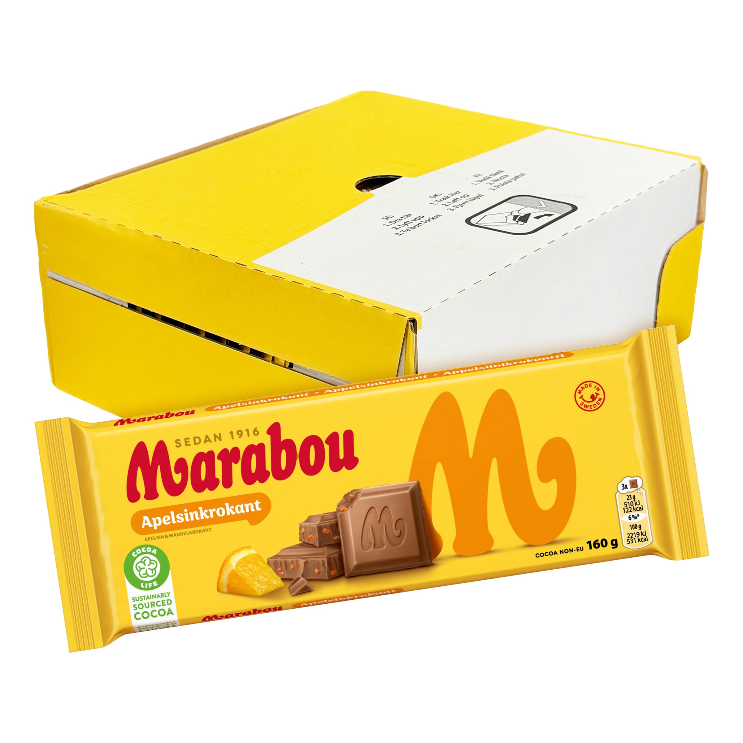 Marabou Apelsinkrokant Chokladkakor Storpack - 15-pack | Hem - Godis & Läsk - Godis - Choklad | Pryloteket