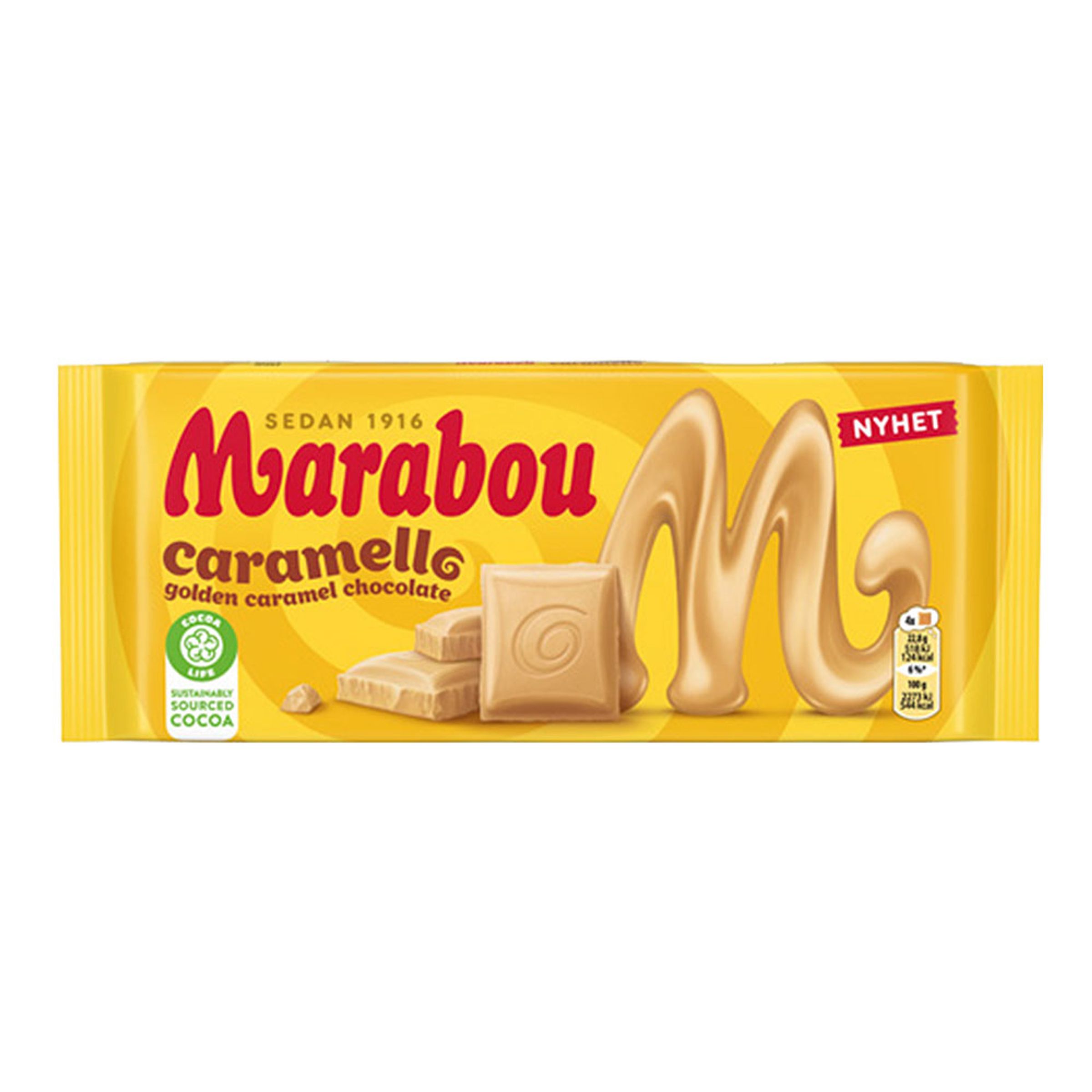 Läs mer om Marabou Caramello Chokladkaka - 160 gram