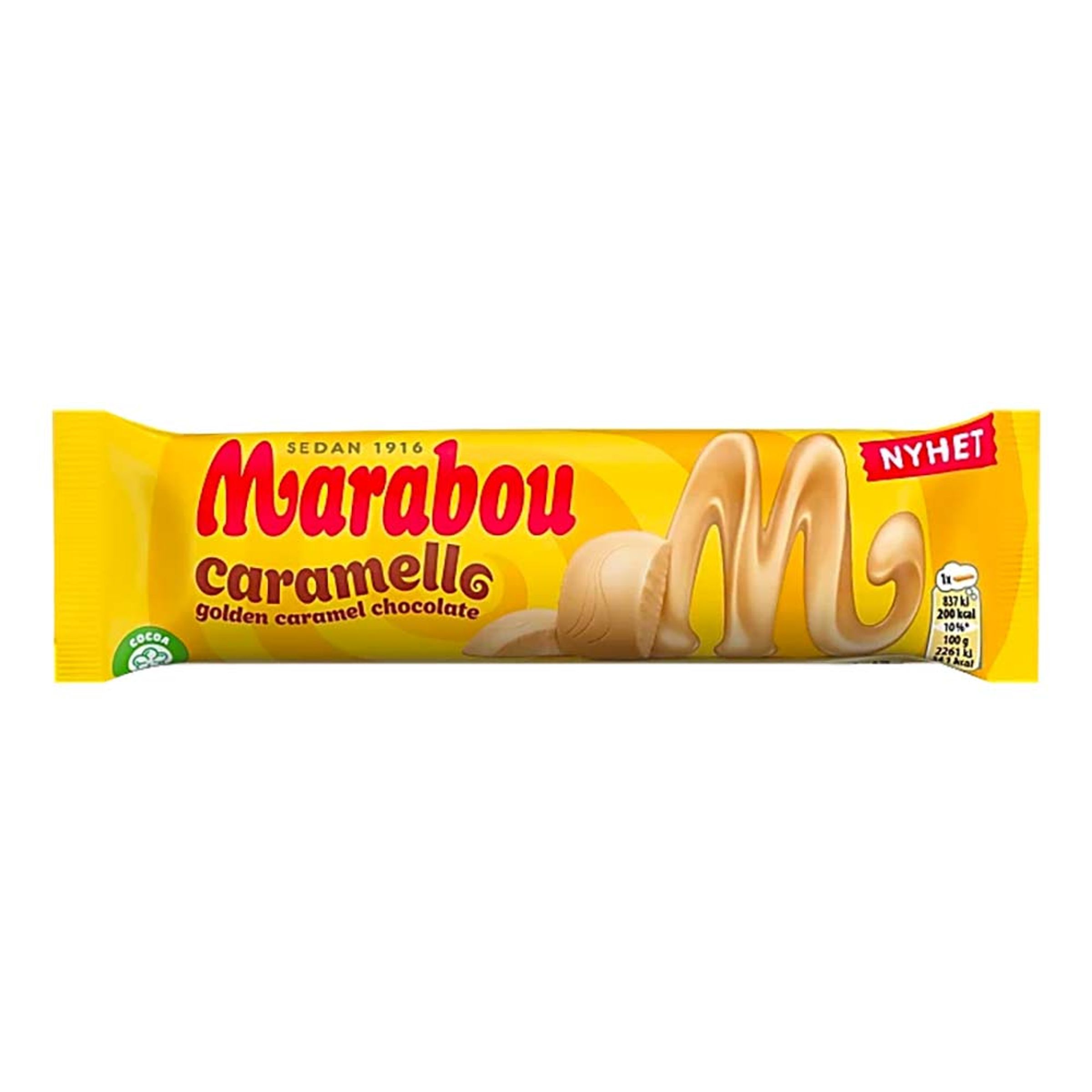 Läs mer om Marabou Caramello Chokladkaka - 37 gram