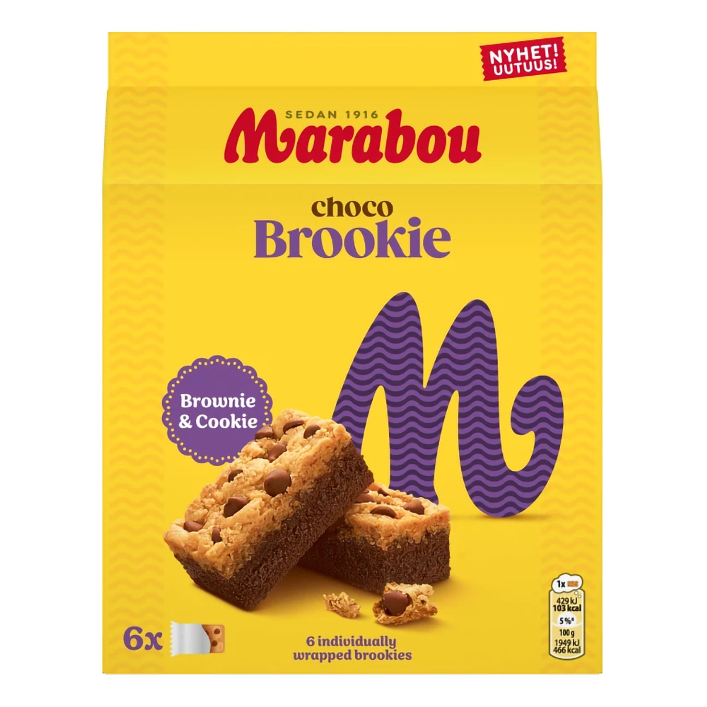 Marabou Choco Brookie - 132 gram