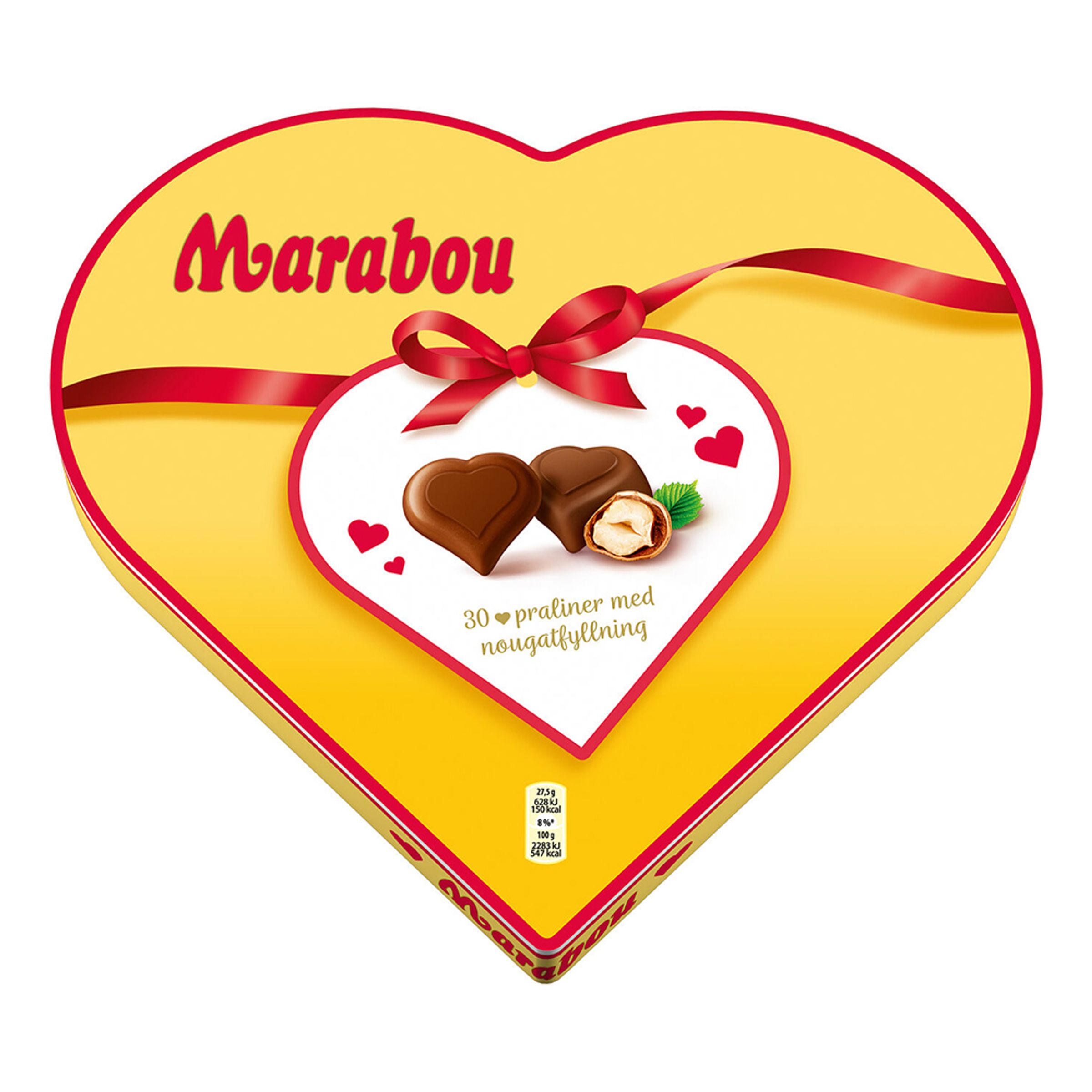 Läs mer om Marabou Chokladask Hjärta - 165 g