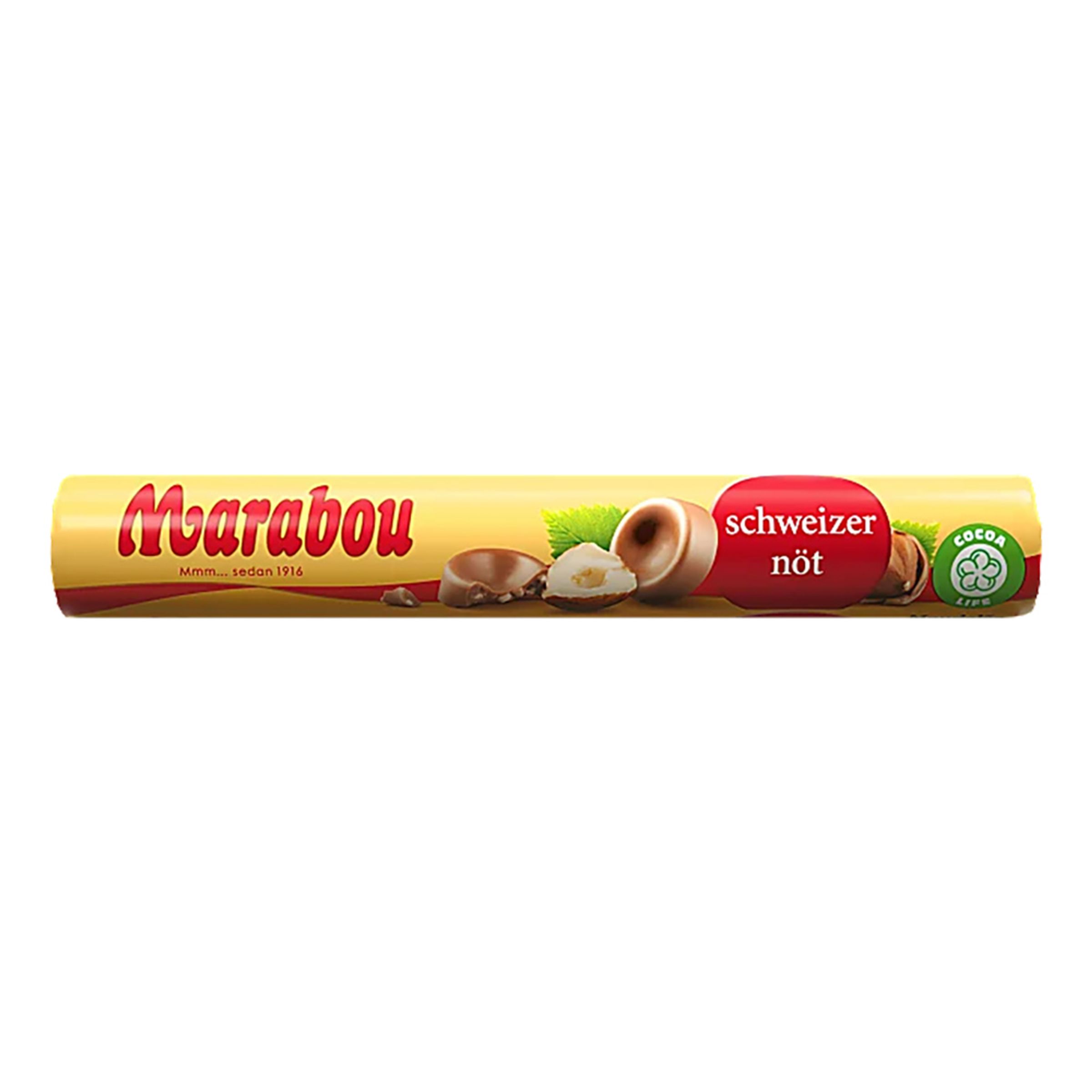Läs mer om Marabou Chokladrulle Schweizernöt - 1-pack