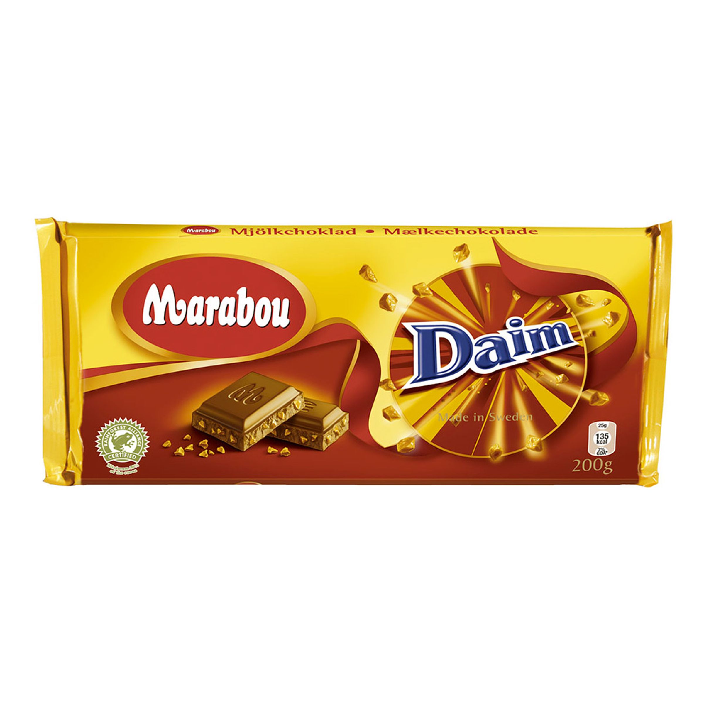 Läs mer om Marabou Daim Chokladkaka - 200 gram