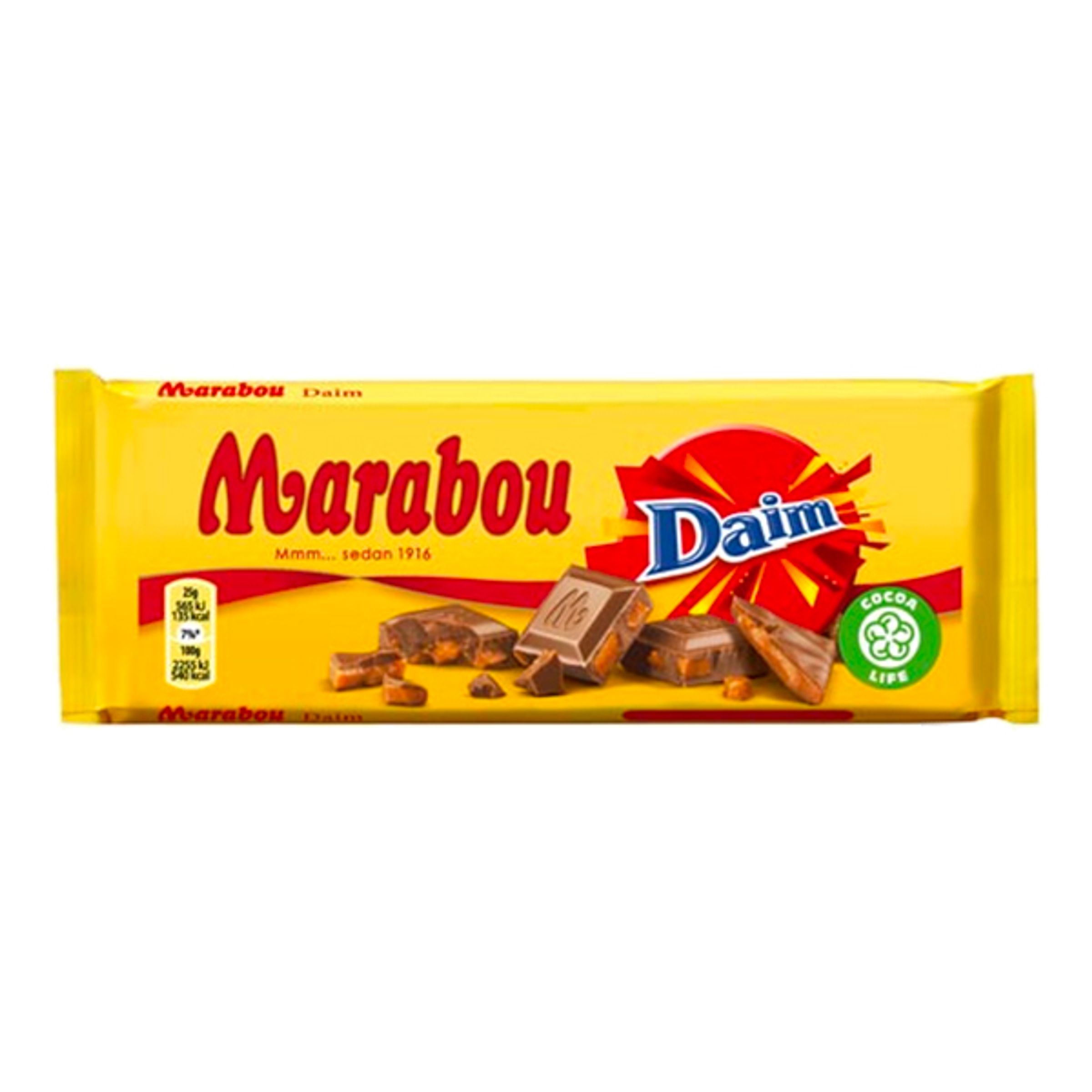 Läs mer om Marabou Daim Chokladkaka - 100 gram