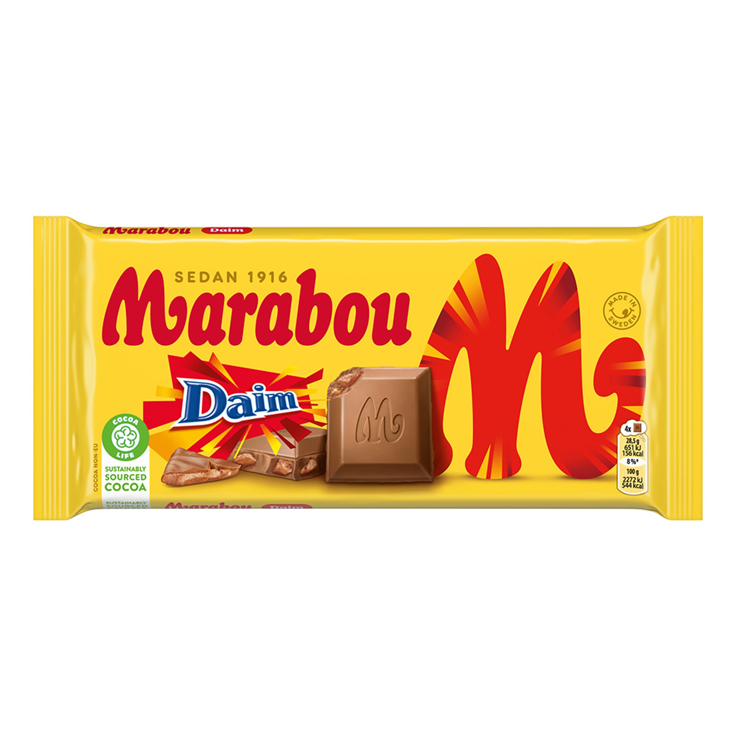 Marabou Daim Chokladkaka - 100 gram