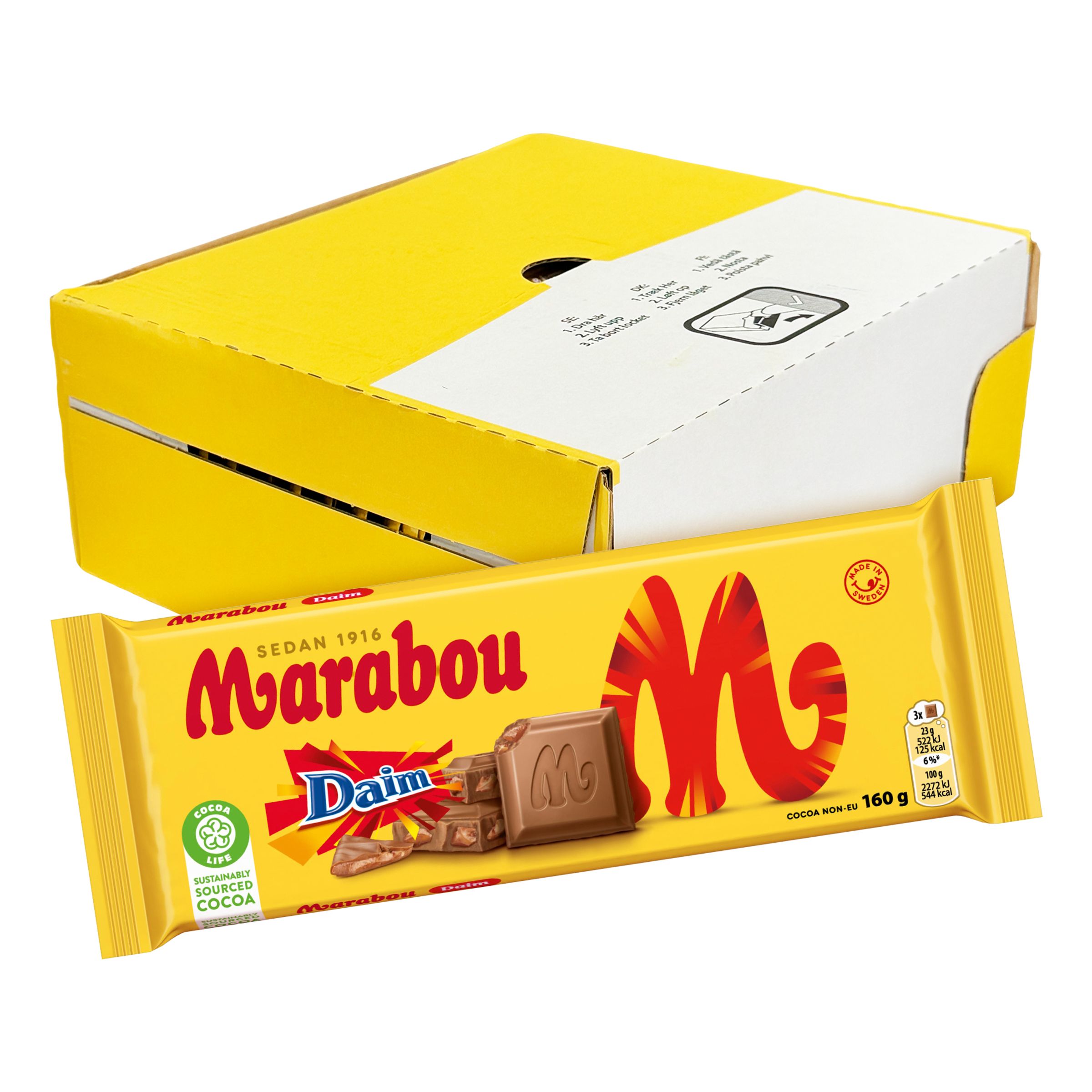 Marabou Daim Chokladkakor Storpack - 15-pack | Hem - Godis & Läsk - Godis - Choklad | Pryloteket