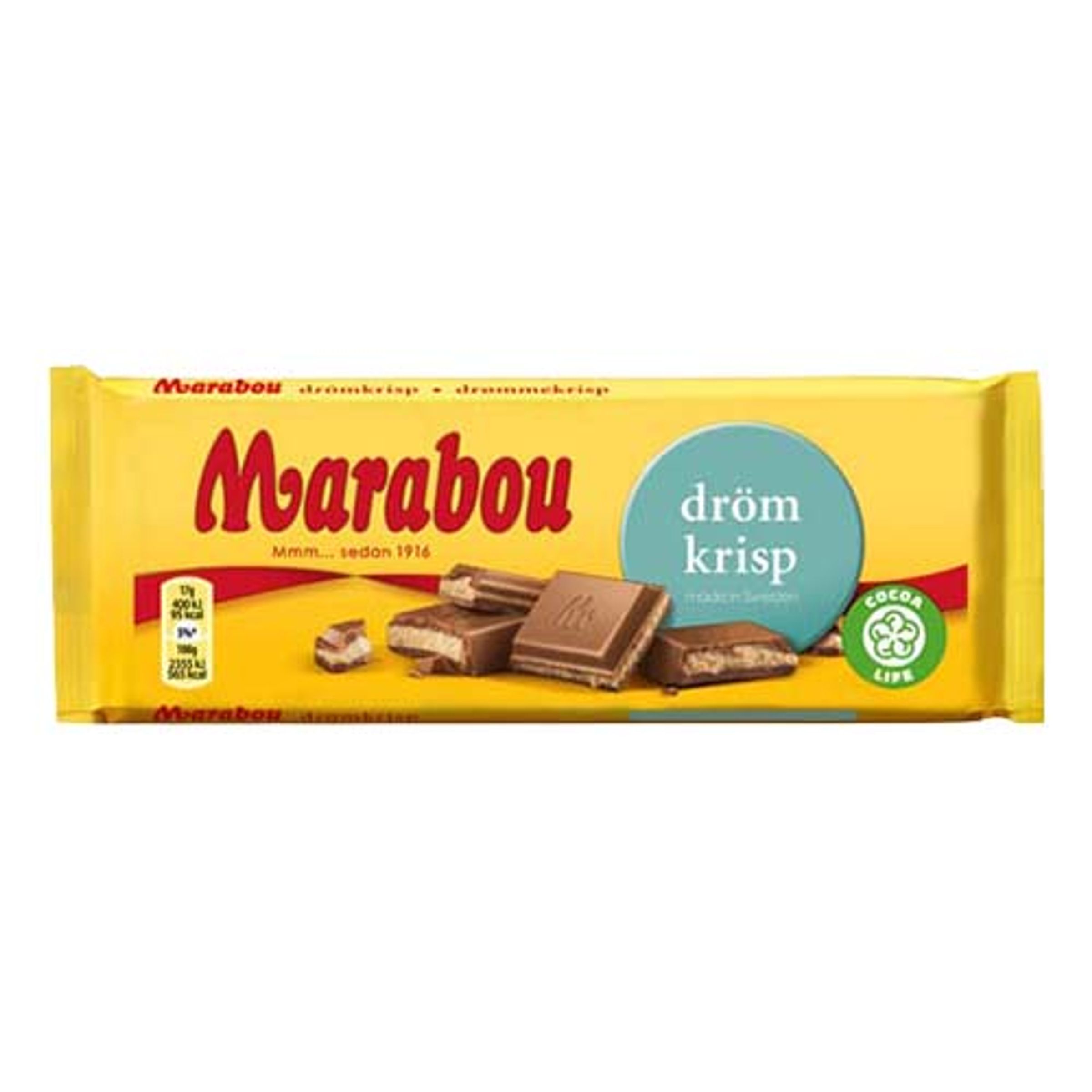 Läs mer om Marabou Drömkrisp Chokladkaka - 100 gram