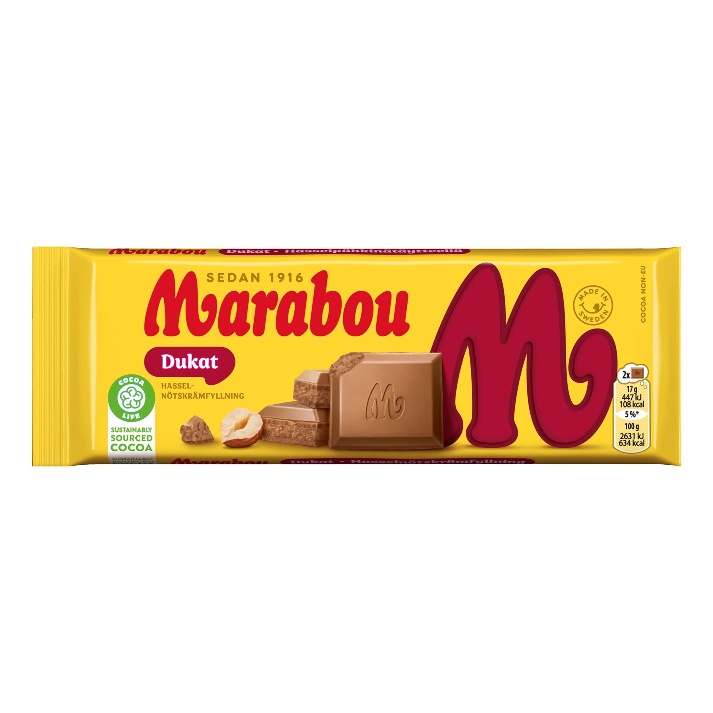 Marabou Dukat Chokladkaka - 100 gram | Hem - Godis & Läsk - Godis - Choklad | Pryloteket