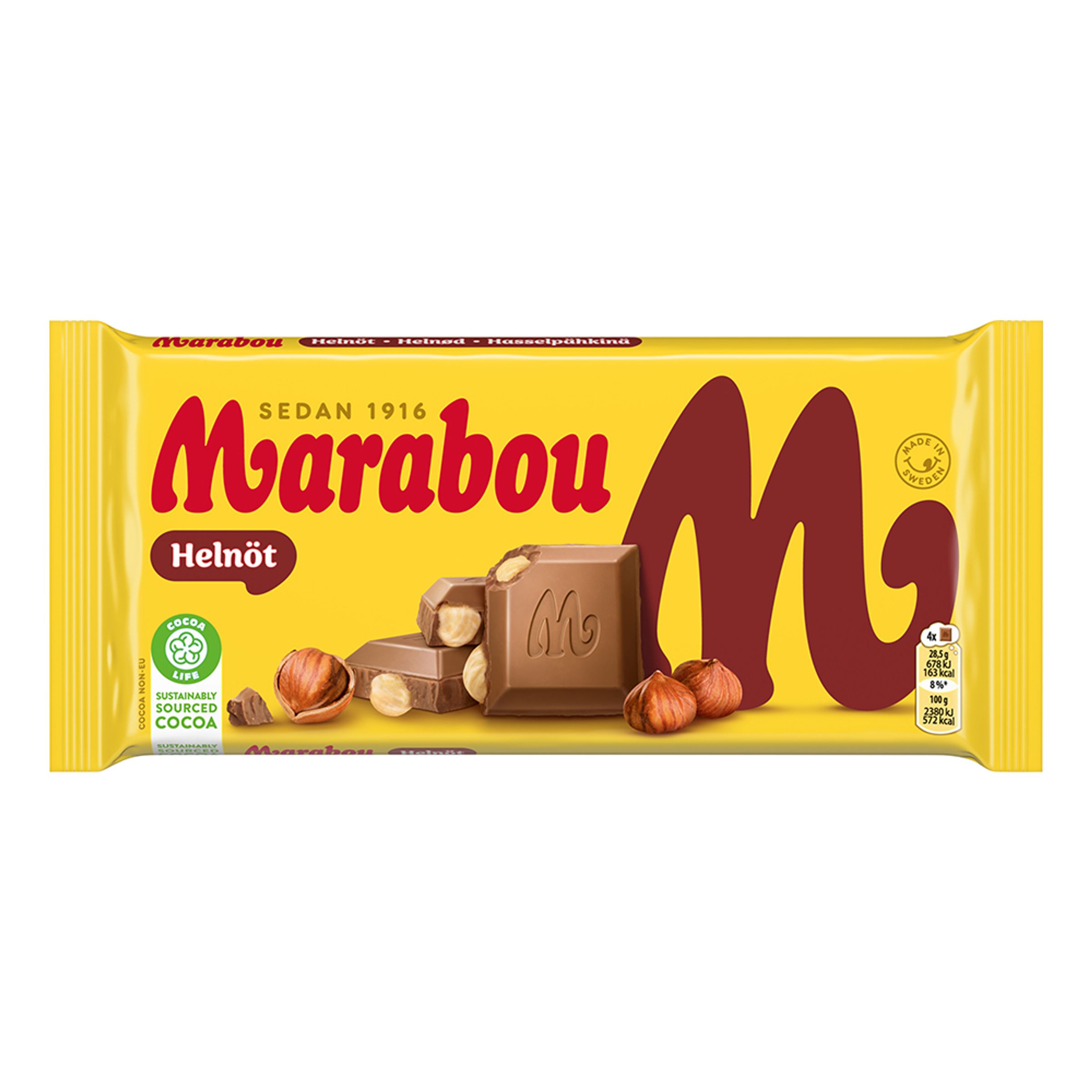 Marabou Helnöt Chokladkaka - 200 gram