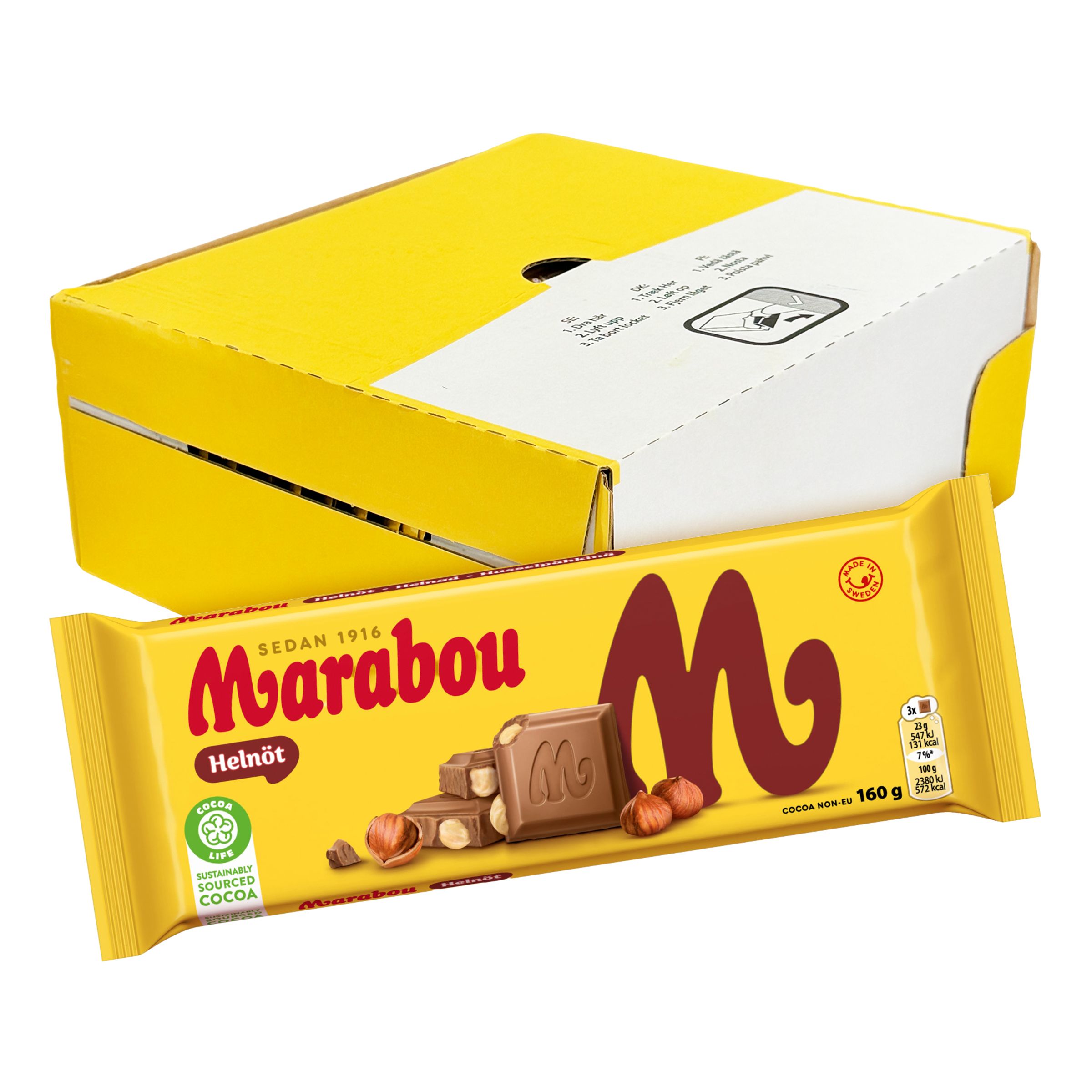 Marabou Helnöt Chokladkakor Storpack - 13-pack | Hem - Godis & Läsk - Godis - Choklad | Pryloteket