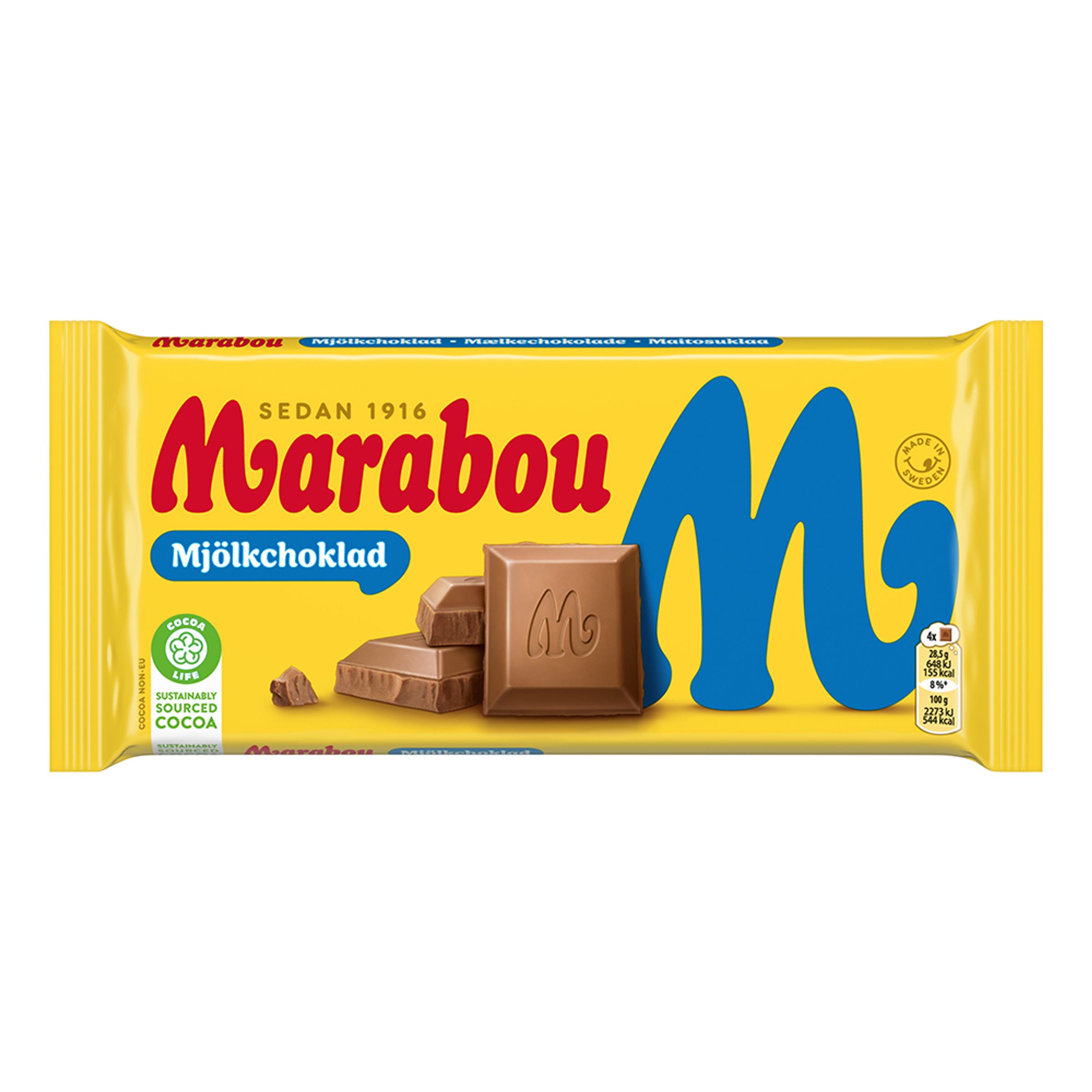 Marabou Mjölkchoklad Chokladkaka - 100 gram